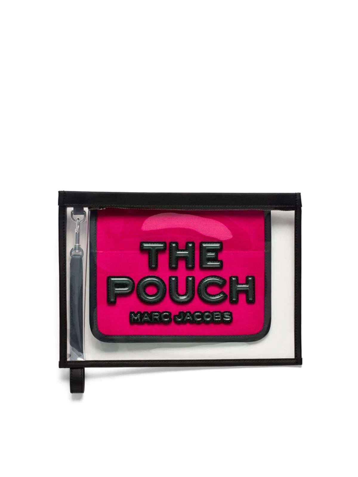 Shop Marc Jacobs Logo Clutch In Black