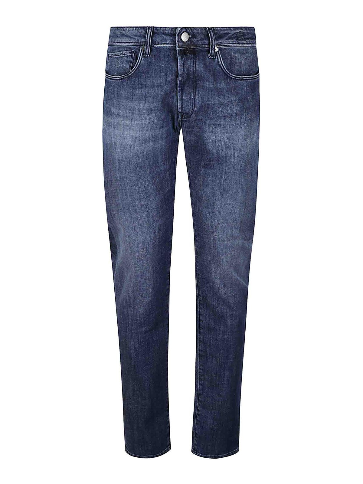 Shop Incotex Blue Division Jeans In Medium Wash