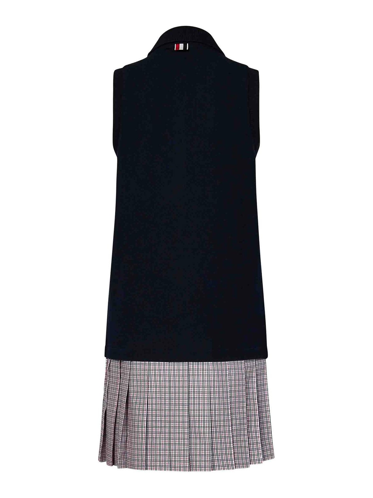 strapless open back dress Pleated Georgette Polo Dress  Rowen Rose