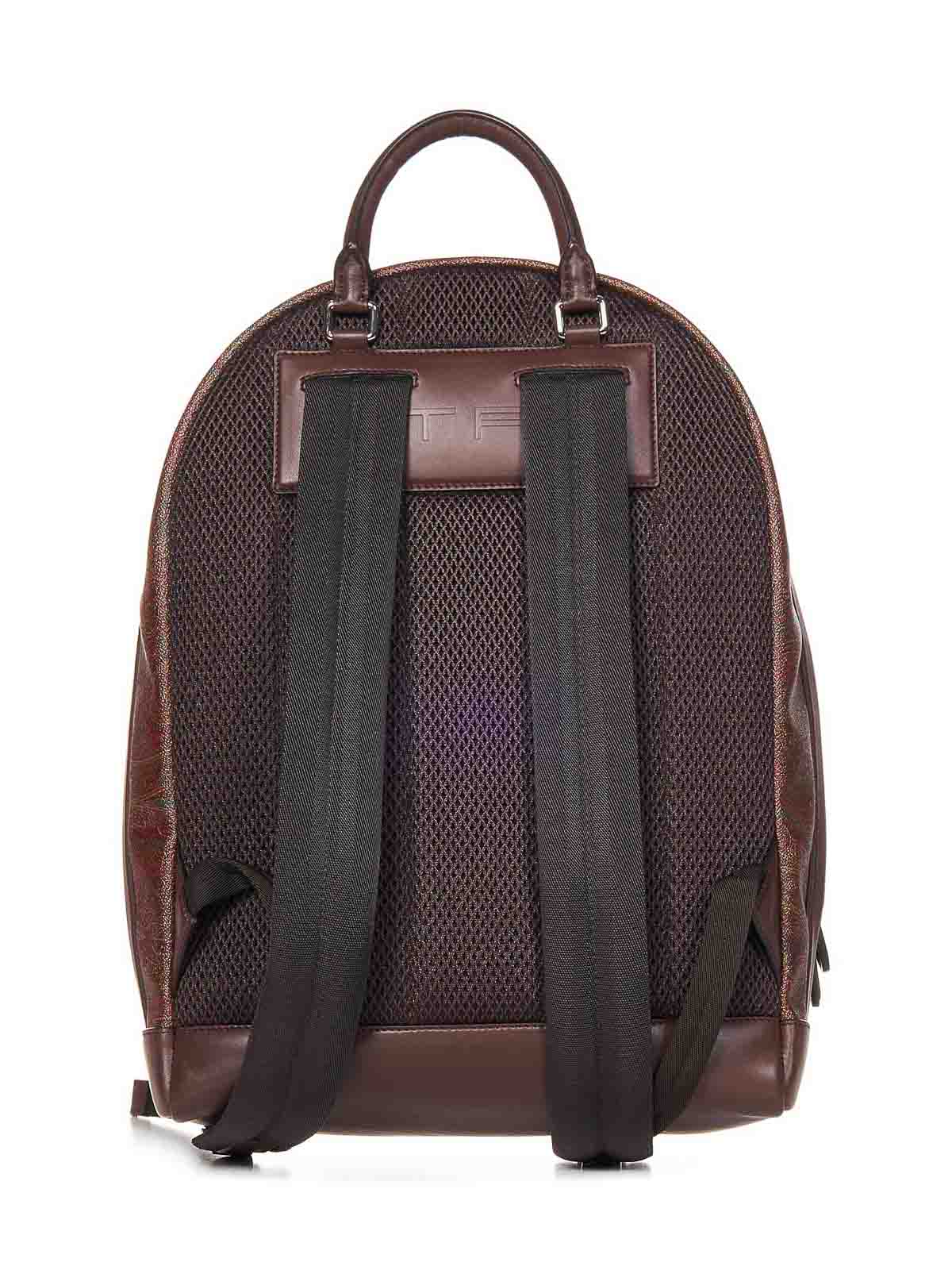 Shop Etro Jacquard Paisley Backpack In Marrón