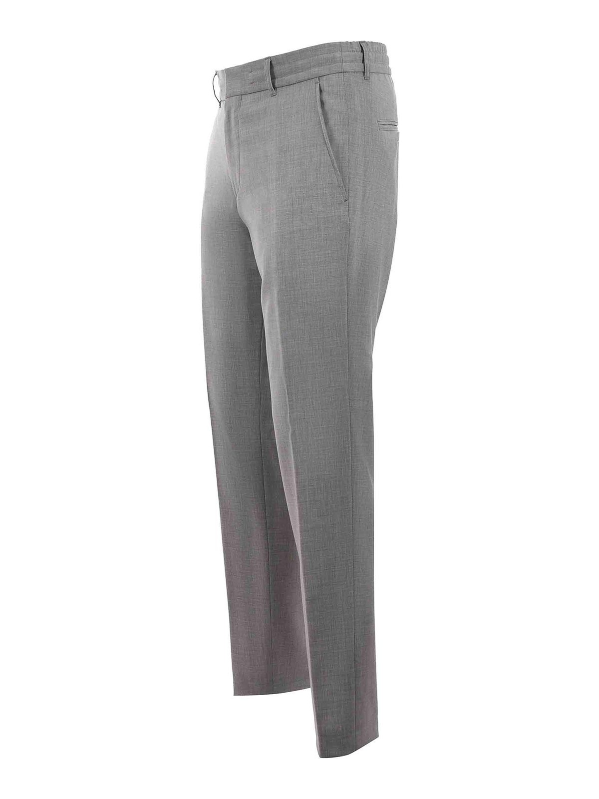 Shop Hugo Boss Trousers In Grey