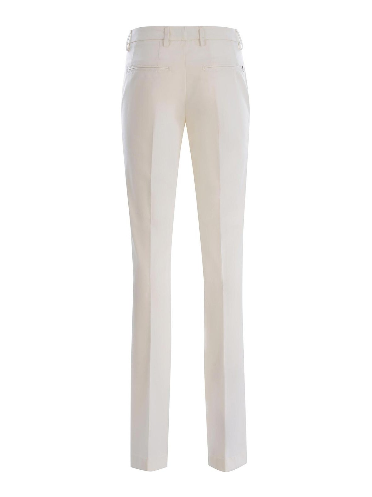 Shop Dondup Lexi Casual Trousers In White