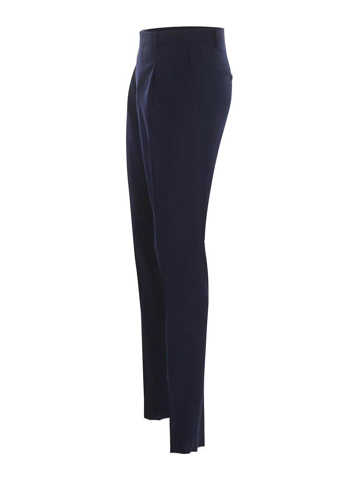 Shop Manuel Ritz Casual Trousers In Blue