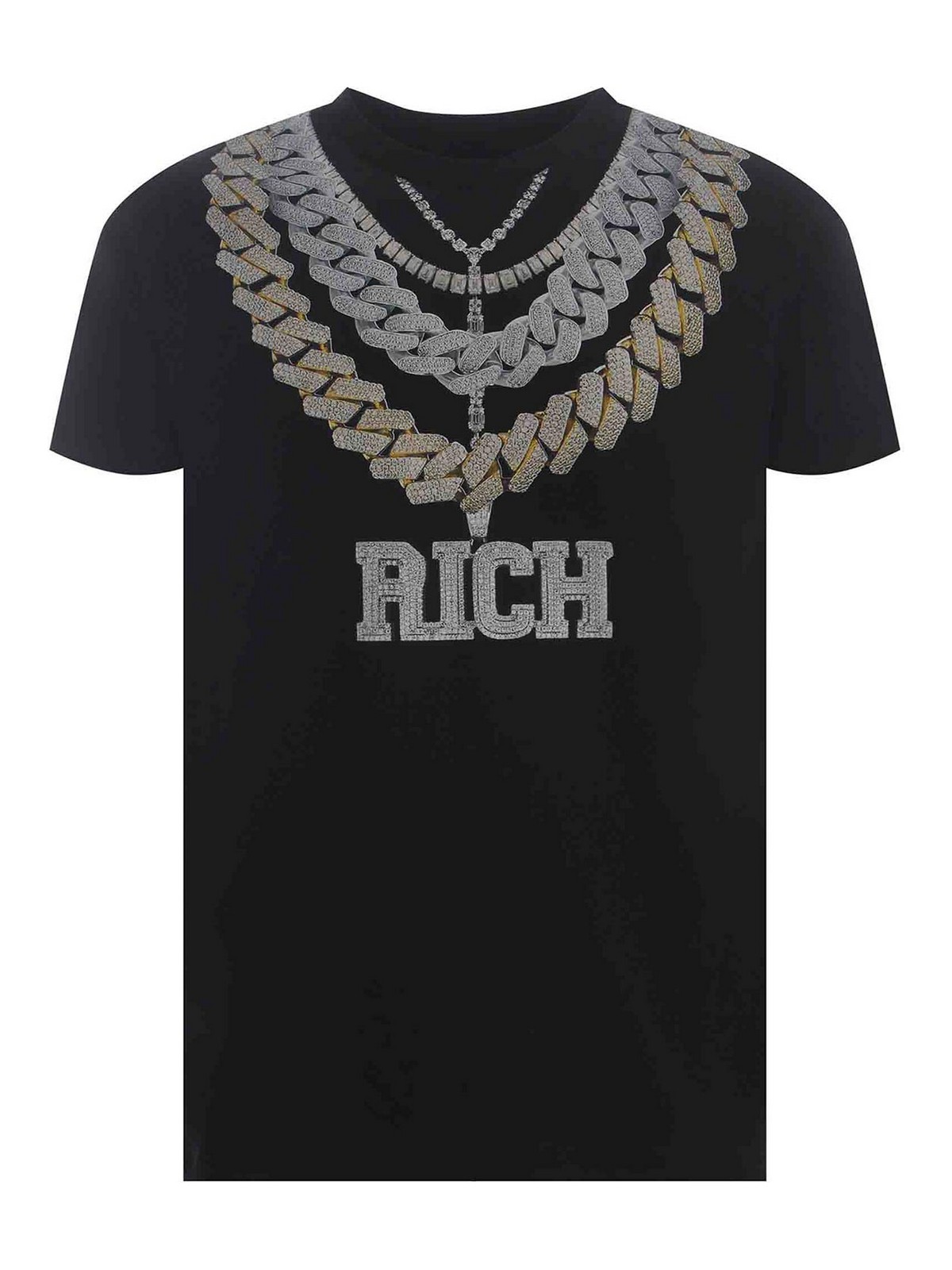JOHN RICHMOND 売れ筋商品|||ジョン リッチモンド Tシャツ トップス レディース T-shirts Black T-shirt with logo – John Richmond