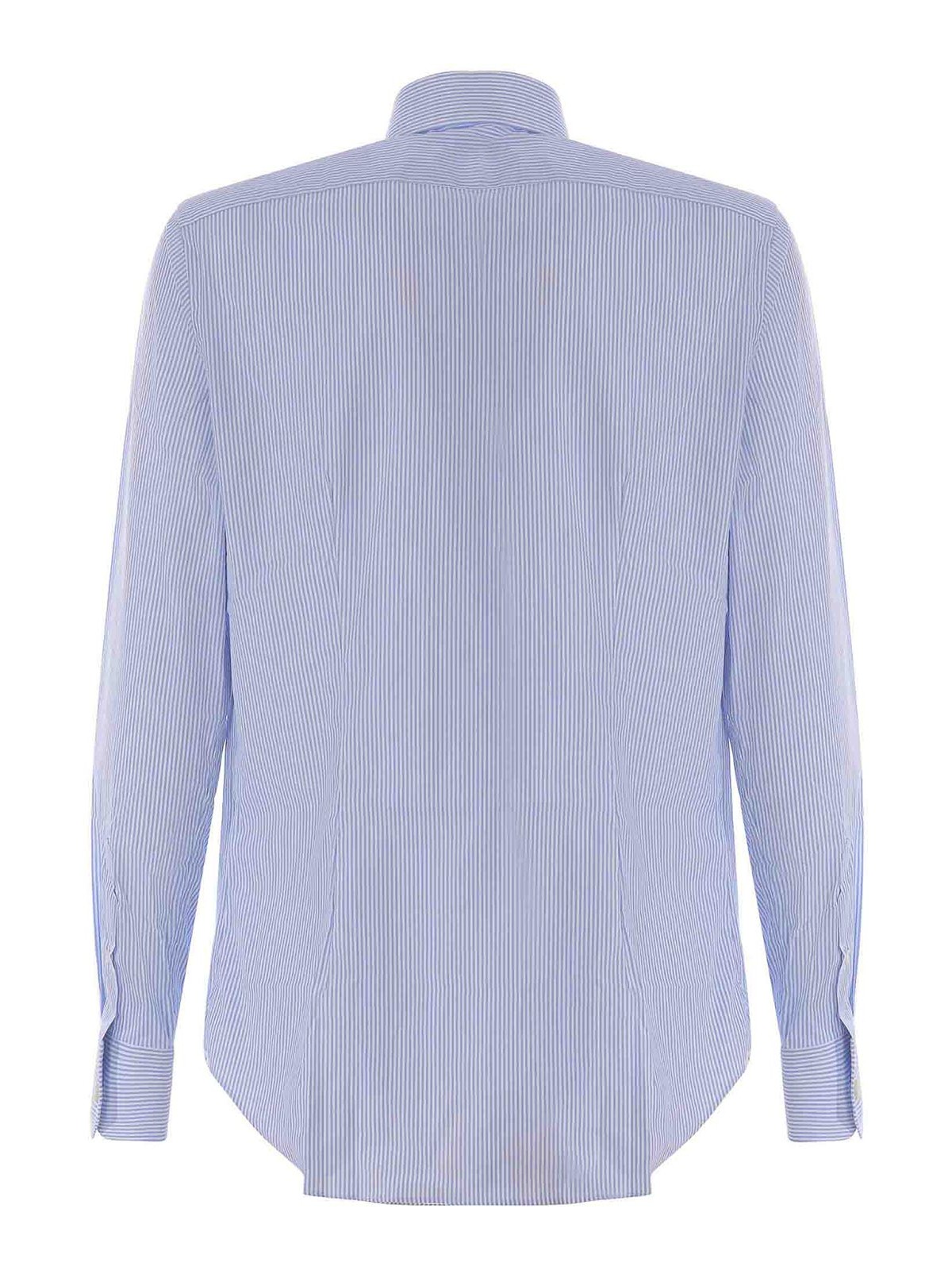 Shop Xacus Shirt In Light Blue