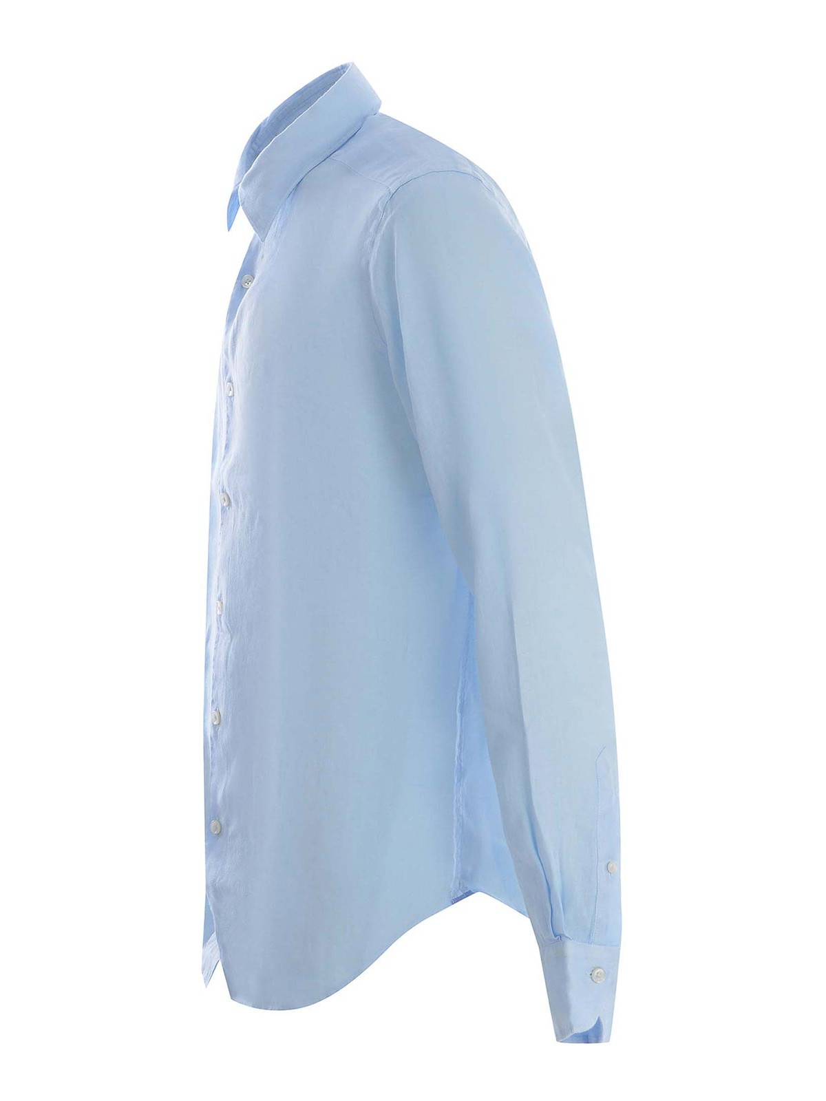 Shop Xacus Shirt In Light Blue