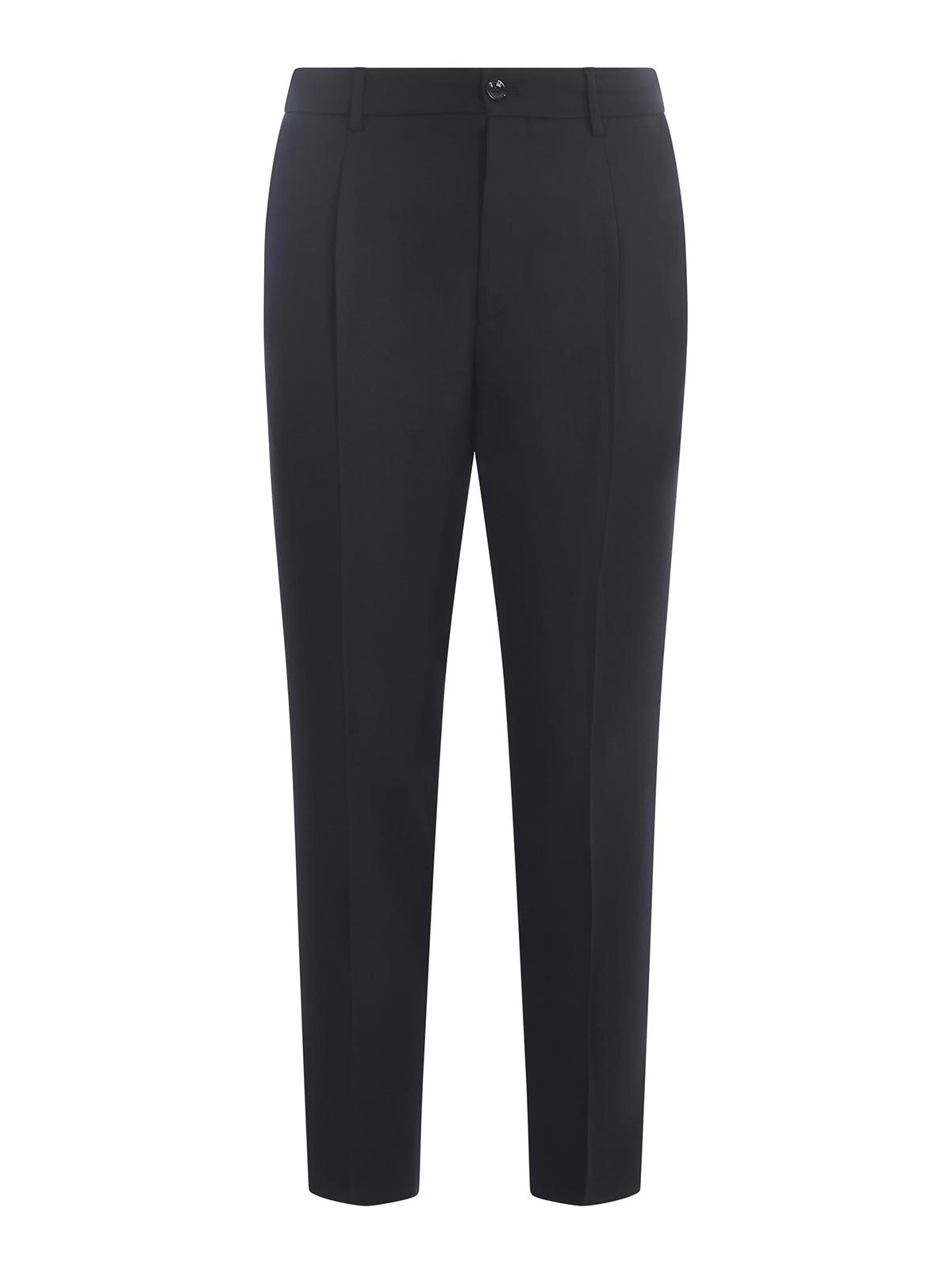 Shop Beable Trousers Be Able In Wool Blend In Blue