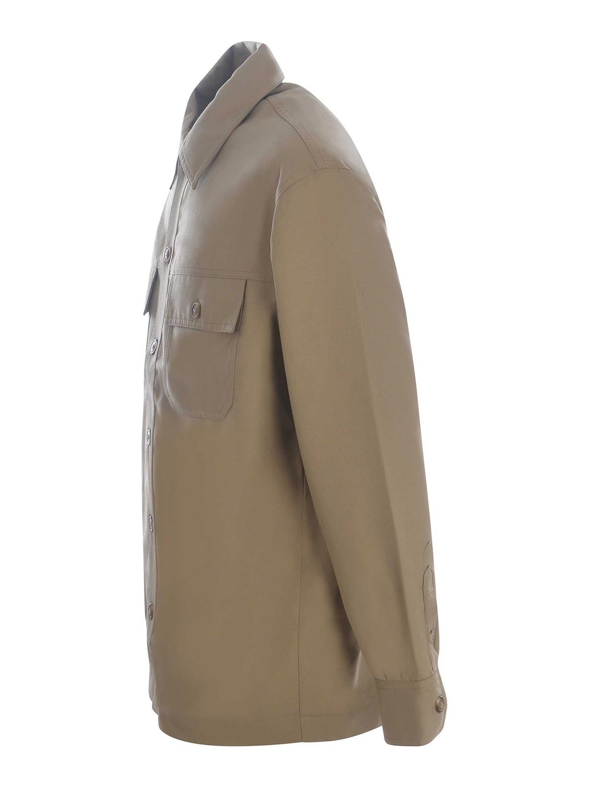 Shop Drôle De Monsieur Shirt In Beige