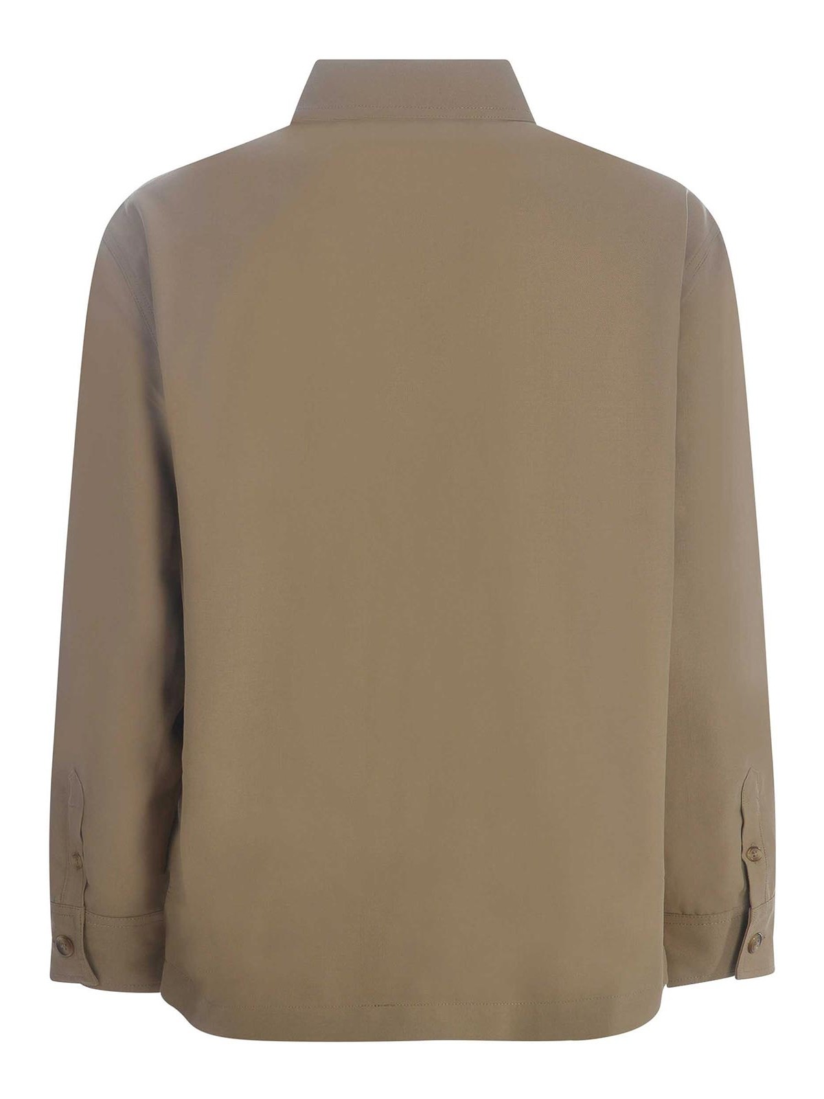 Shop Drôle De Monsieur Shirt In Beige