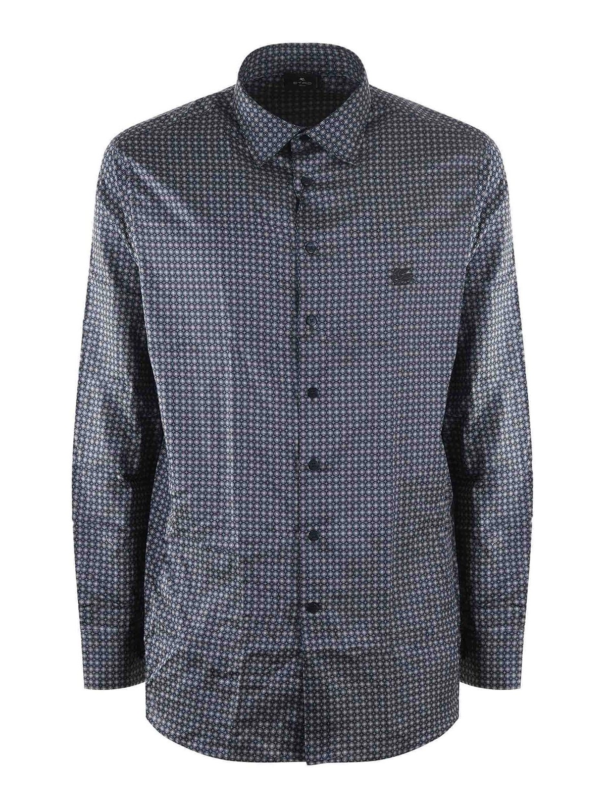 Shop Etro Shirt In Grey