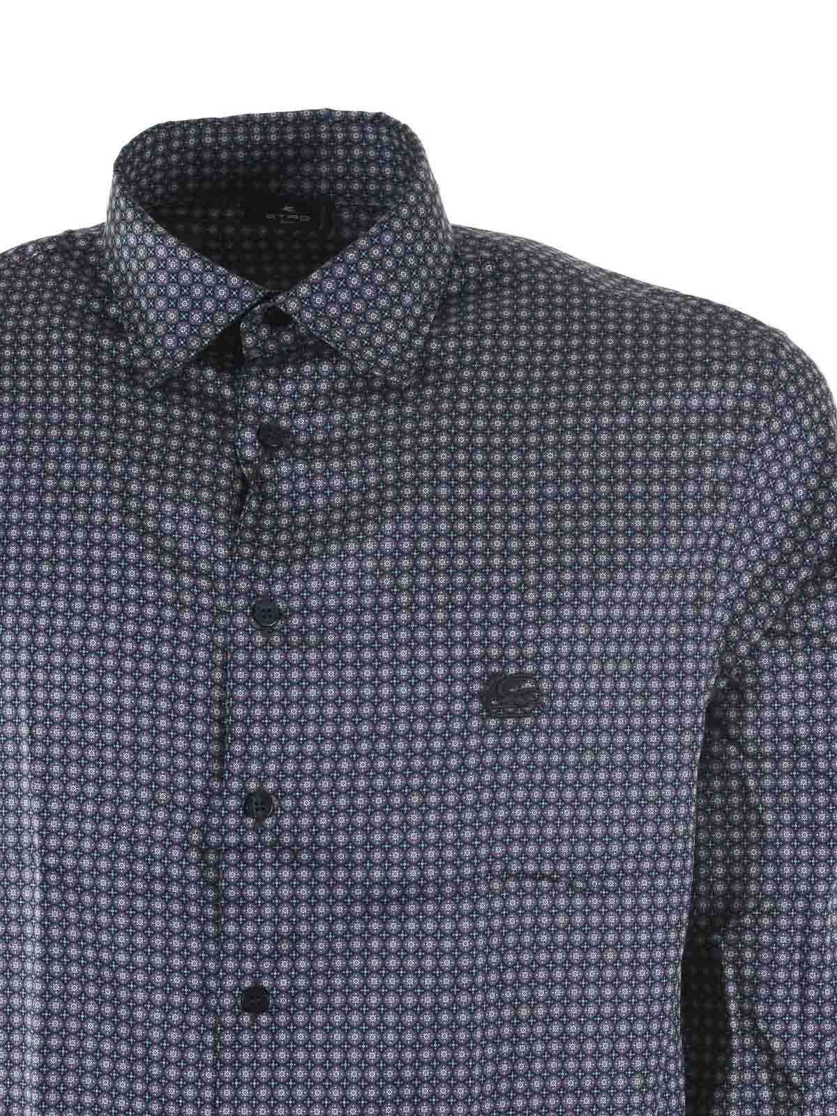 Shop Etro Shirt In Grey