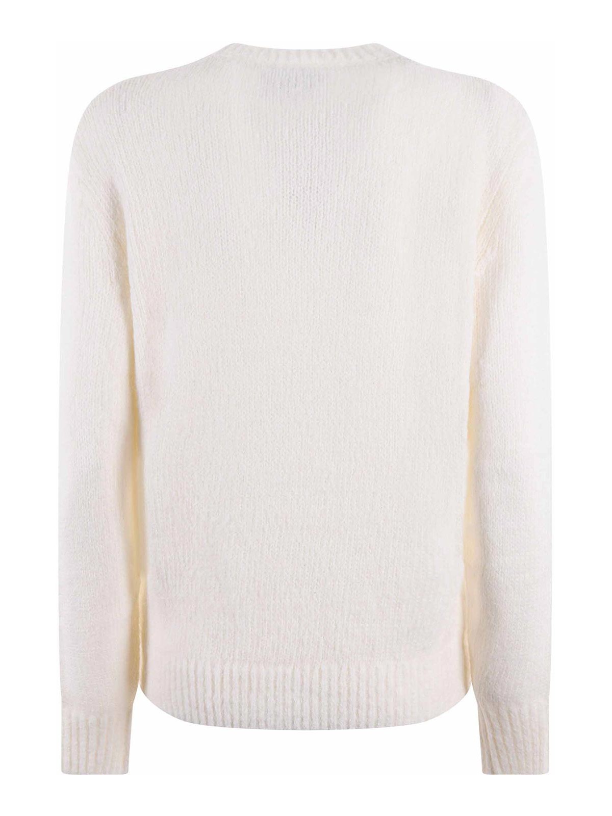 Shop Mc2 Saint Barth Sweater In White