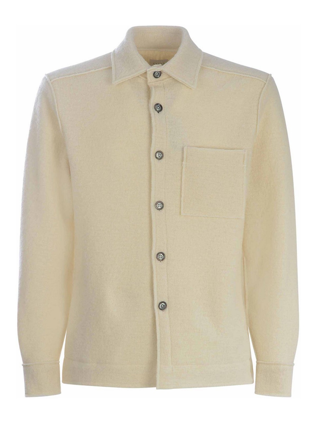 Shop Xacus Shirt In Beige