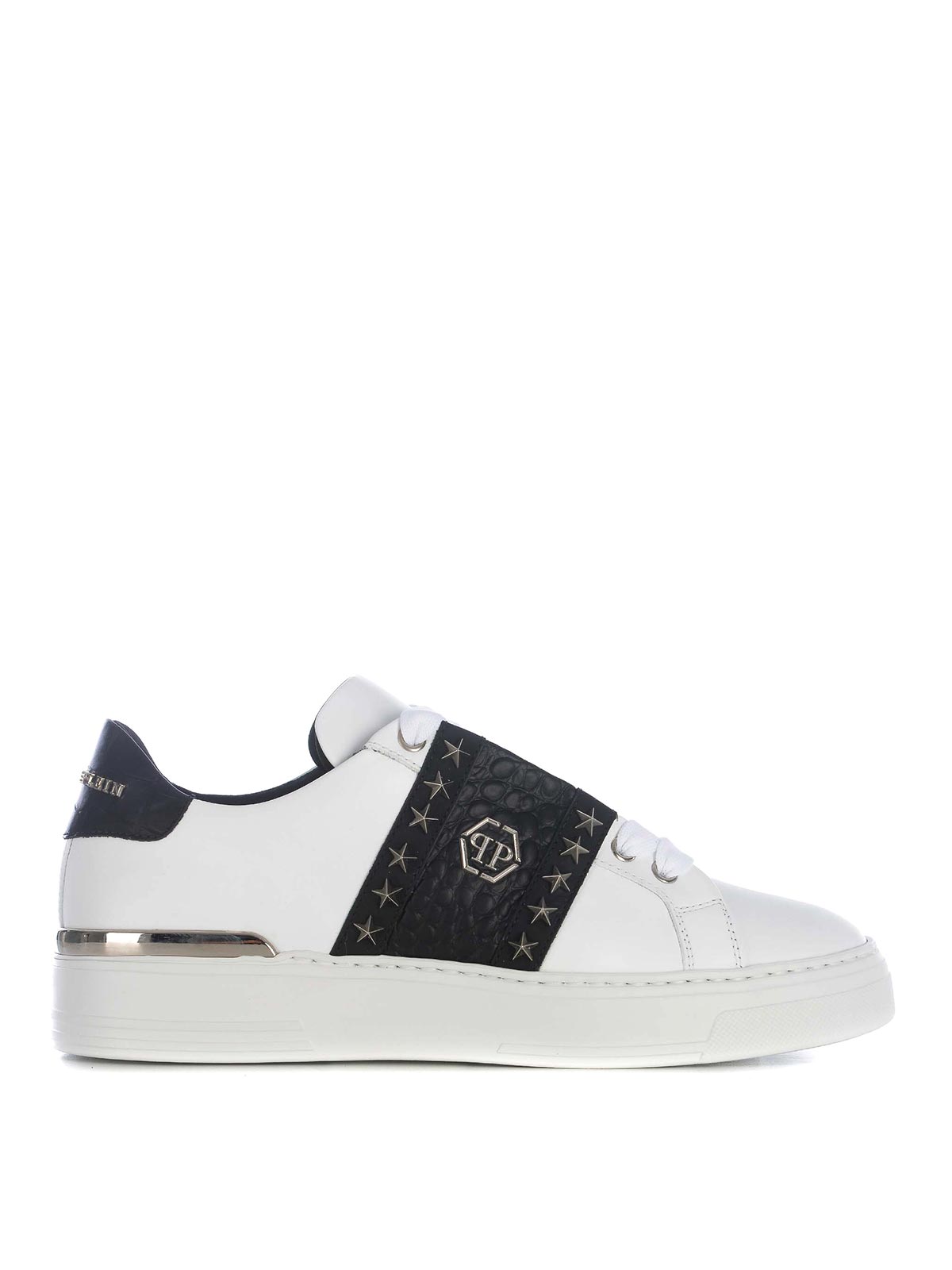 Shop Philipp Plein Rivarly Sneakers In White