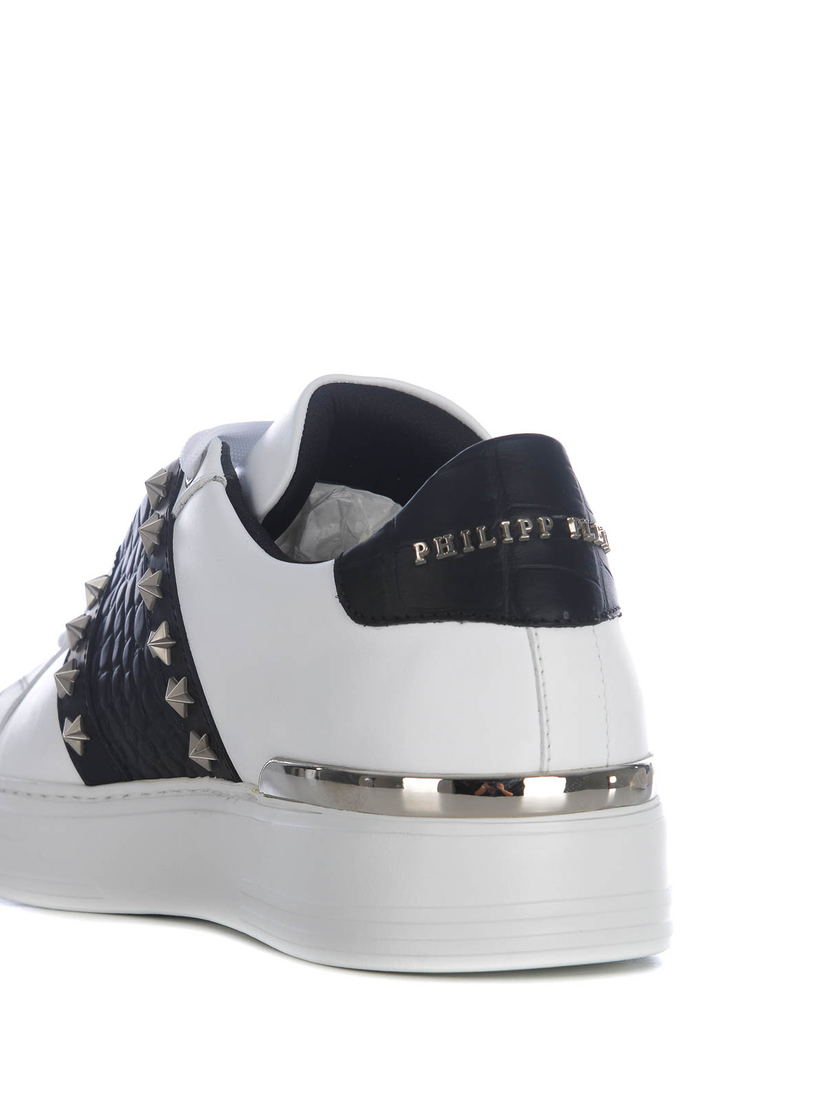 Shop Philipp Plein Rivarly Sneakers In White