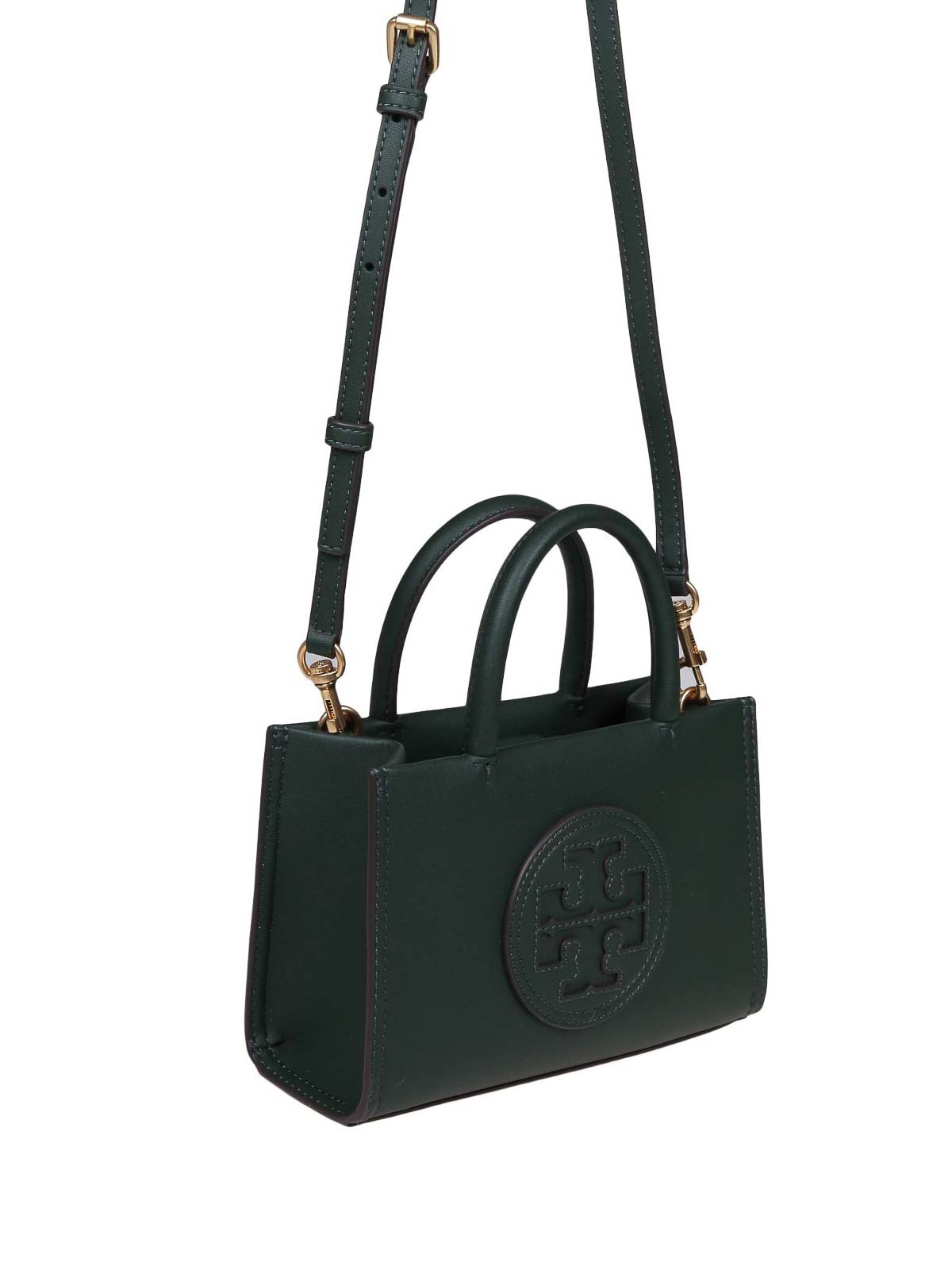 Shop Tory Burch Ella Bio Mini Tote Color Green