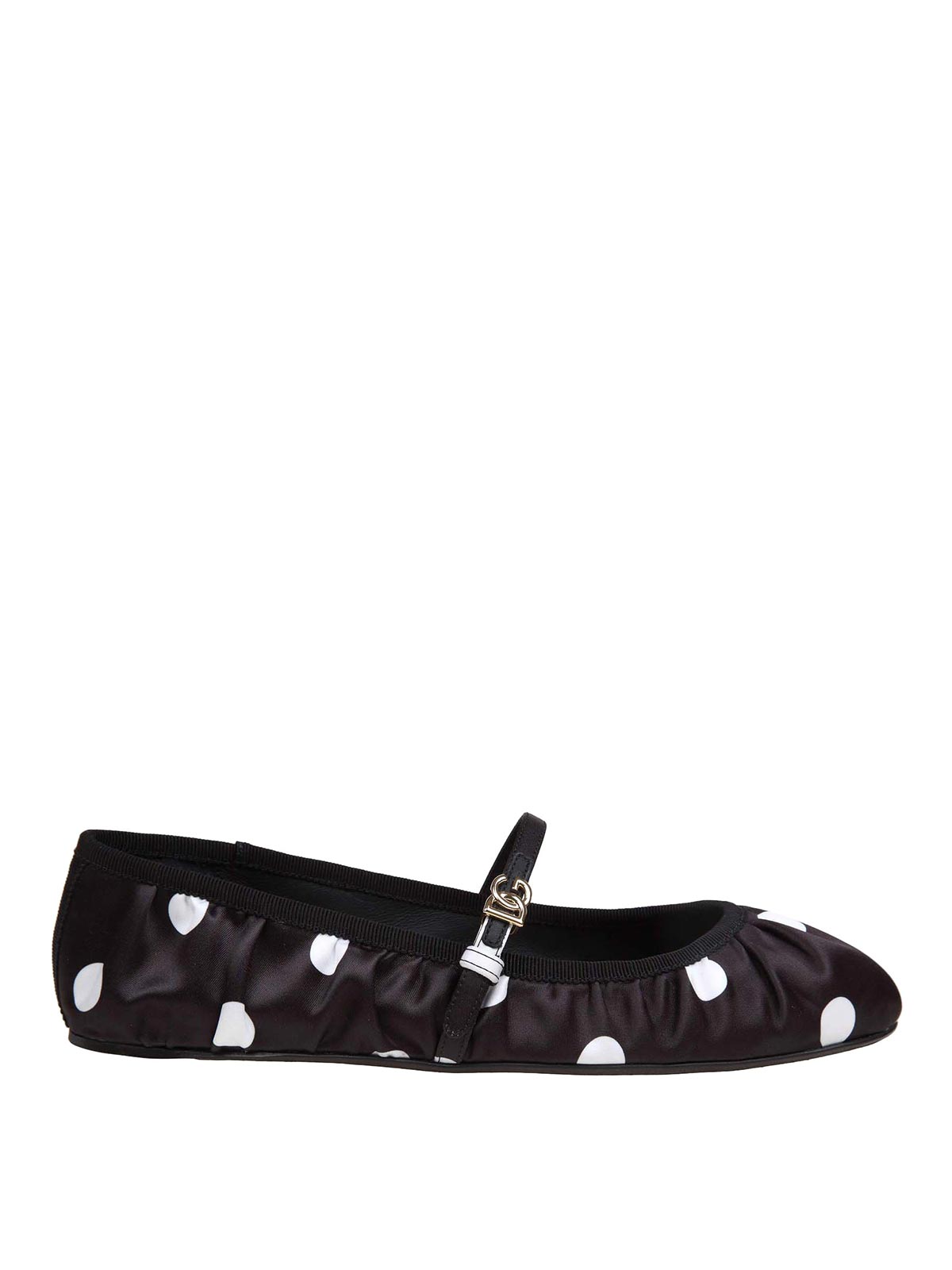 Shop Dolce & Gabbana Odette Flat Shoes In Black