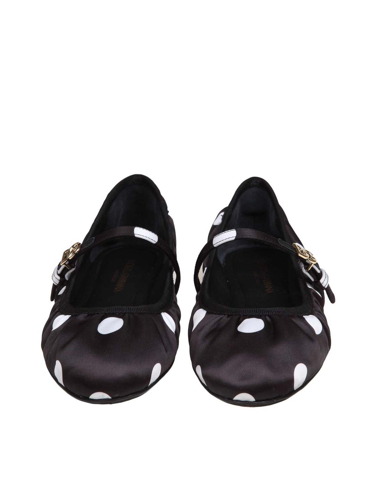 Shop Dolce & Gabbana Odette Flat Shoes In Black