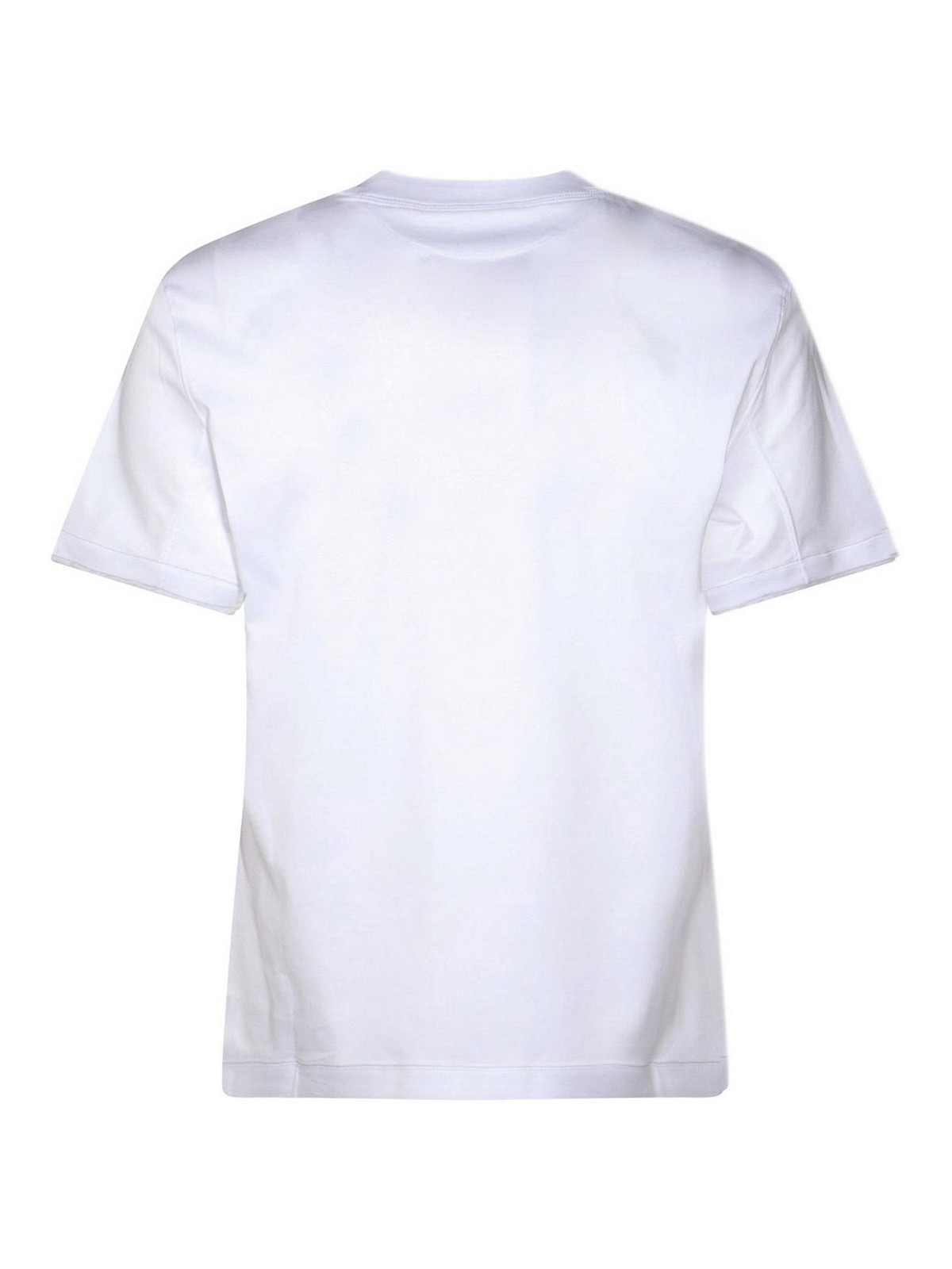 Shop Brunello Cucinelli White Cotton T-shirt