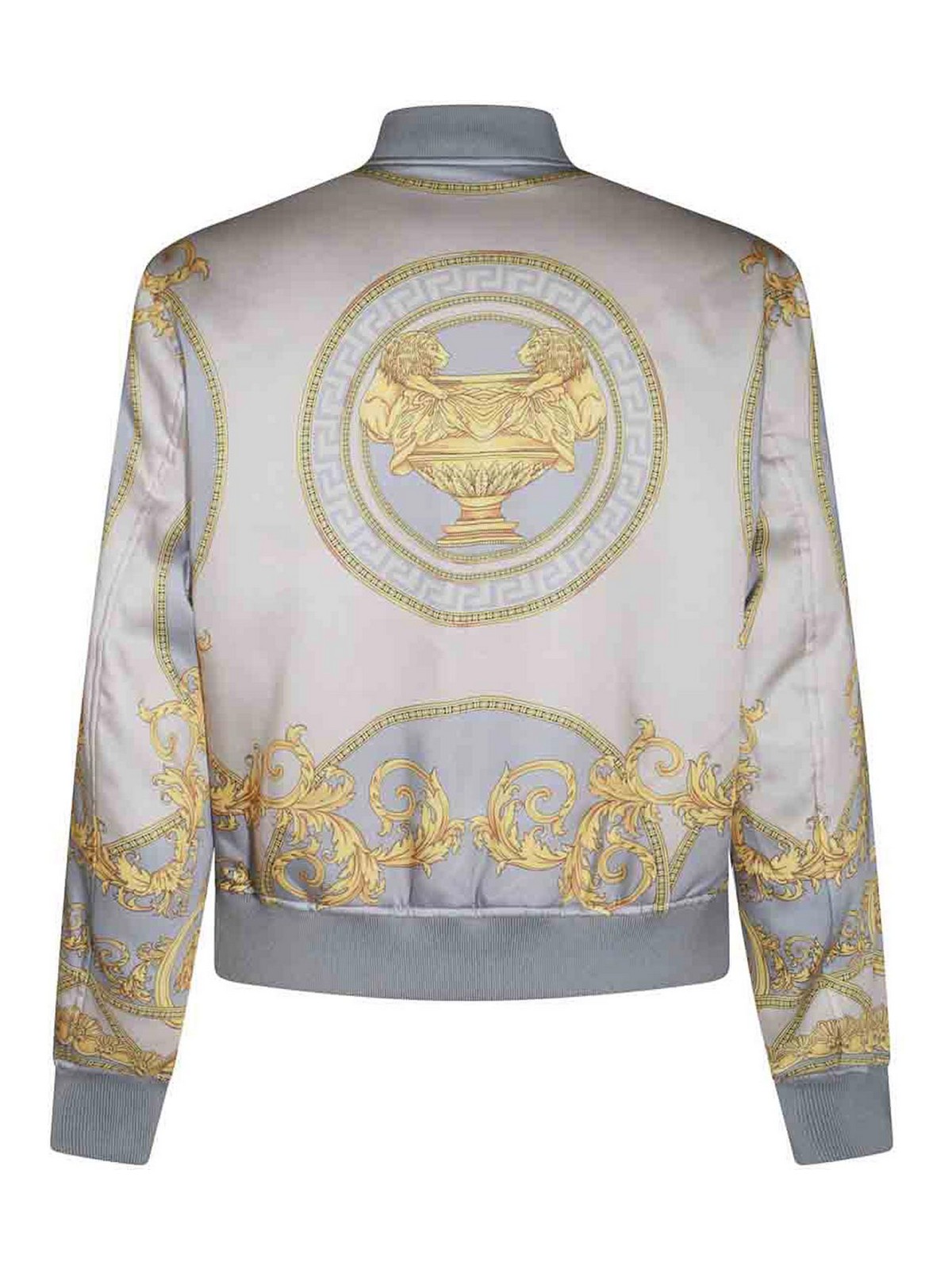 Shop Versace Multicolor Casual Jacket In Multicolour