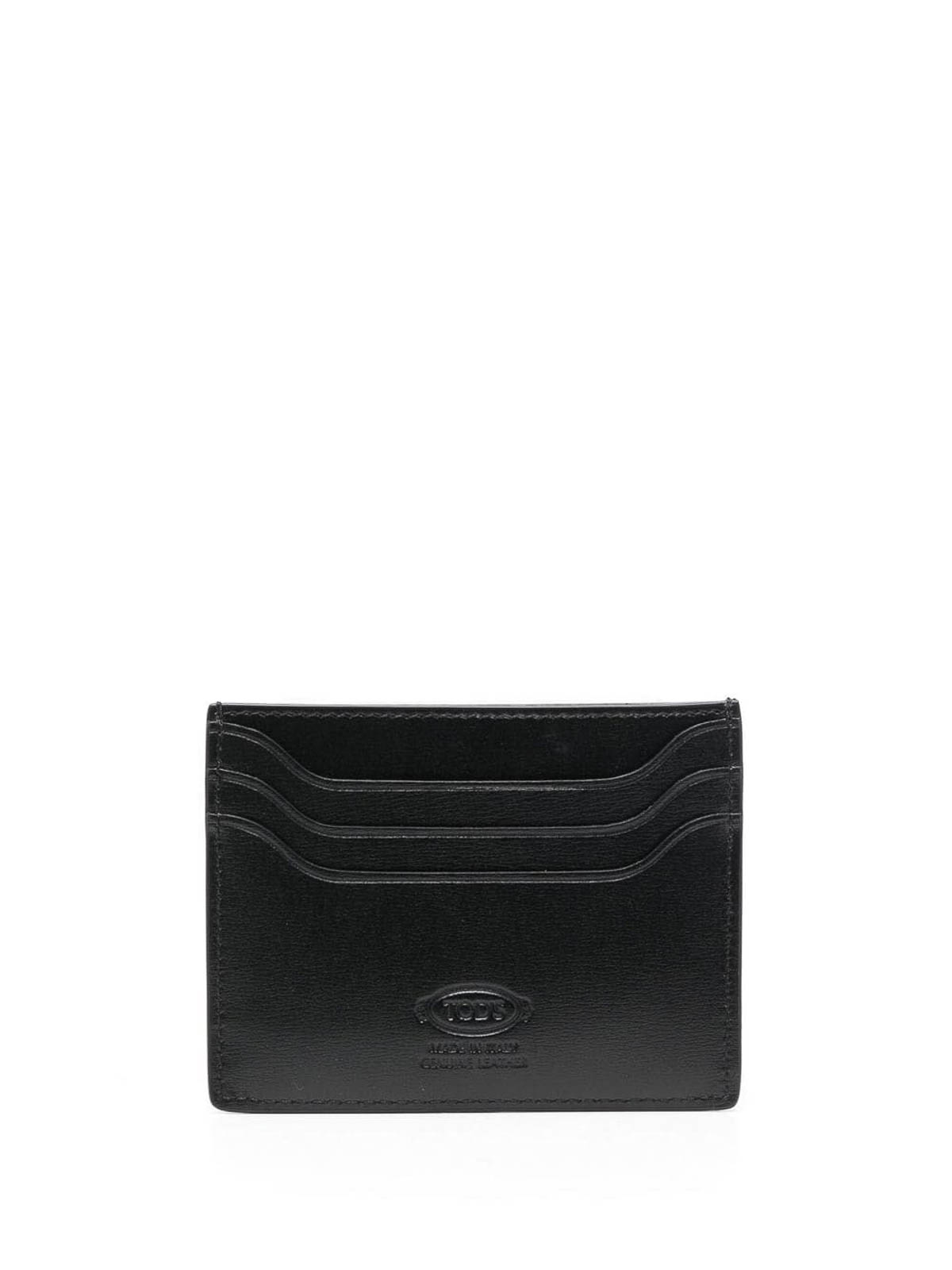 Shop Tod's Credit Card Case In Black