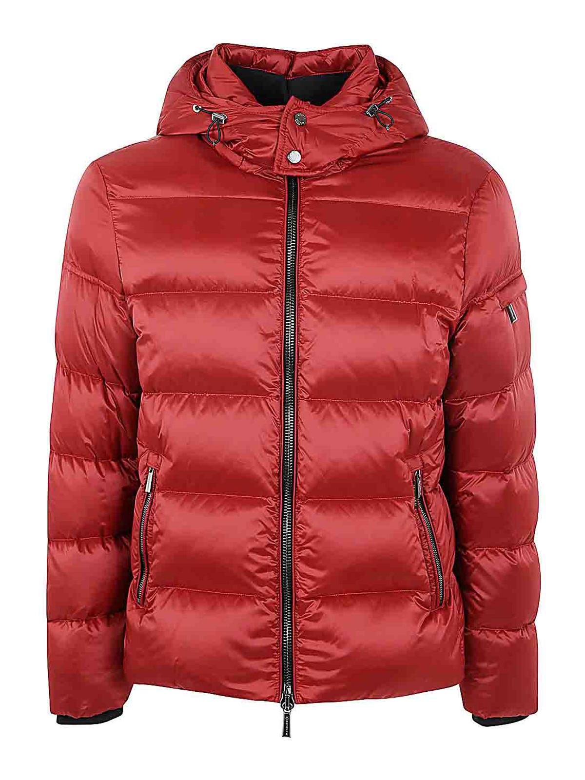 Shop Moorer Brett Sh Padded Jacket In Red