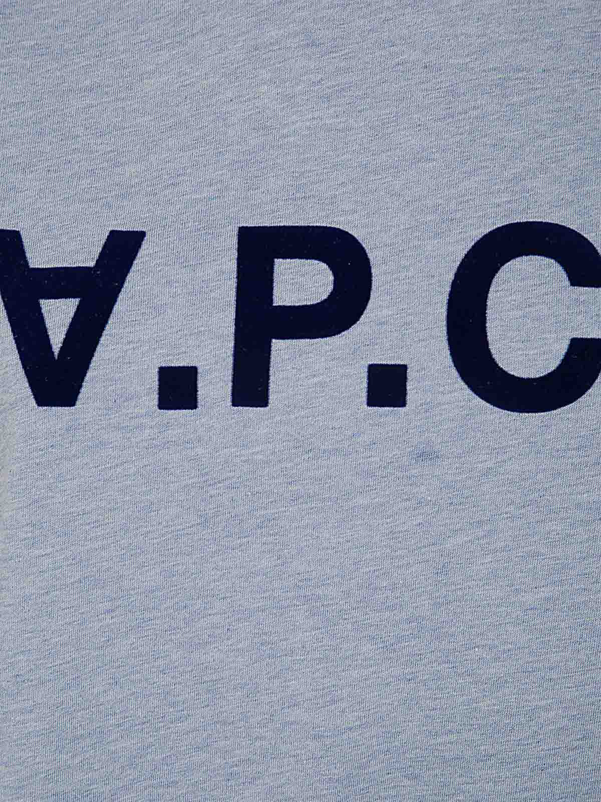 Shop Apc Standard Big Vpc T-shirt In Blue