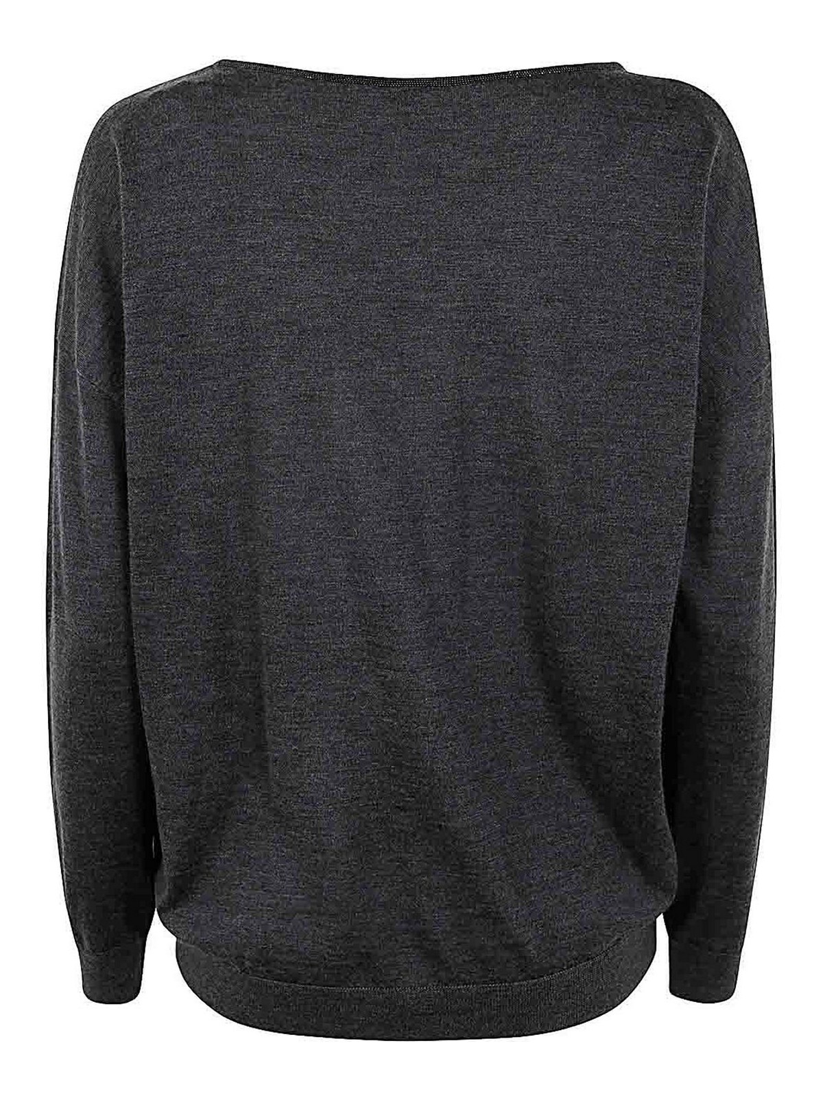 Shop Brunello Cucinelli V-neck Jumper In Grey