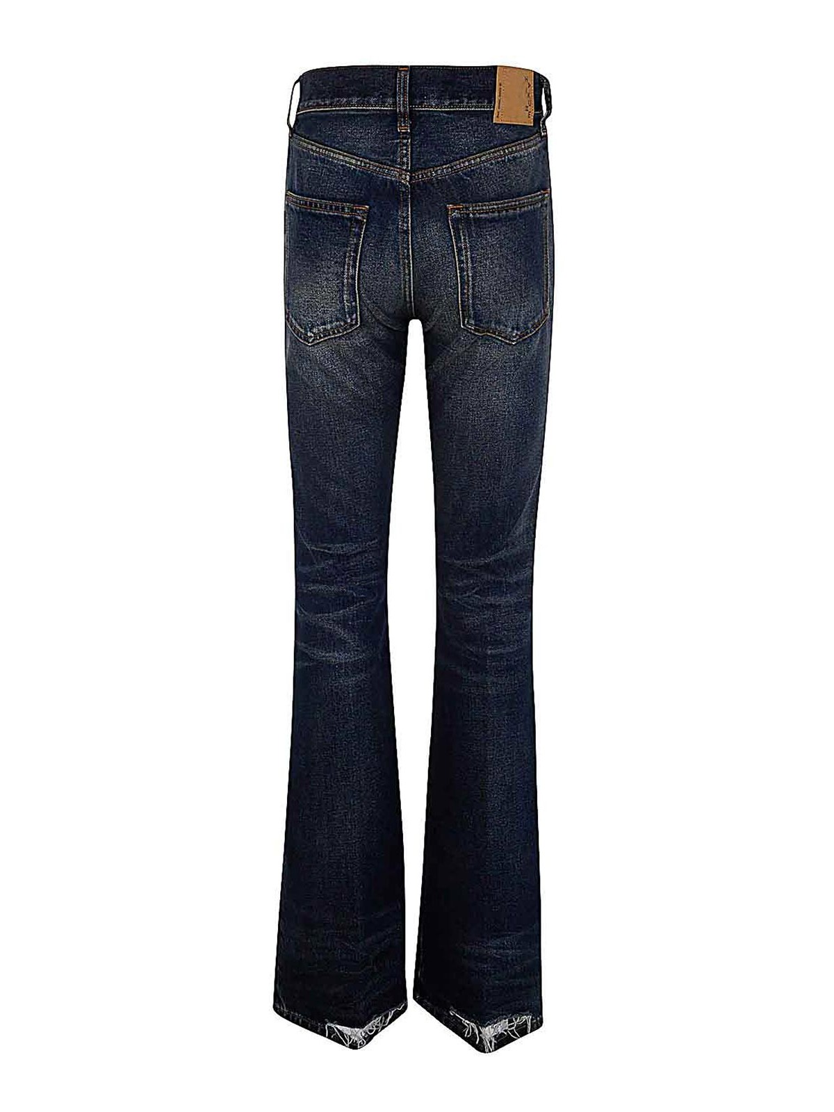 Shop Haikure Flora Long Skinny Jeans In Blue