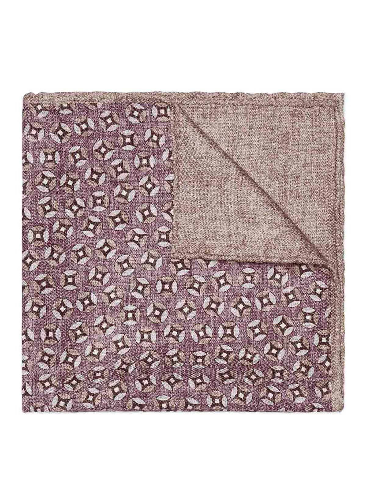 Shop Brunello Cucinelli Silk Pocket Scarf In Pink