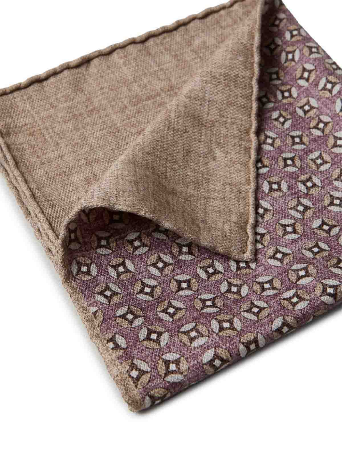 Shop Brunello Cucinelli Silk Pocket Scarf In Pink