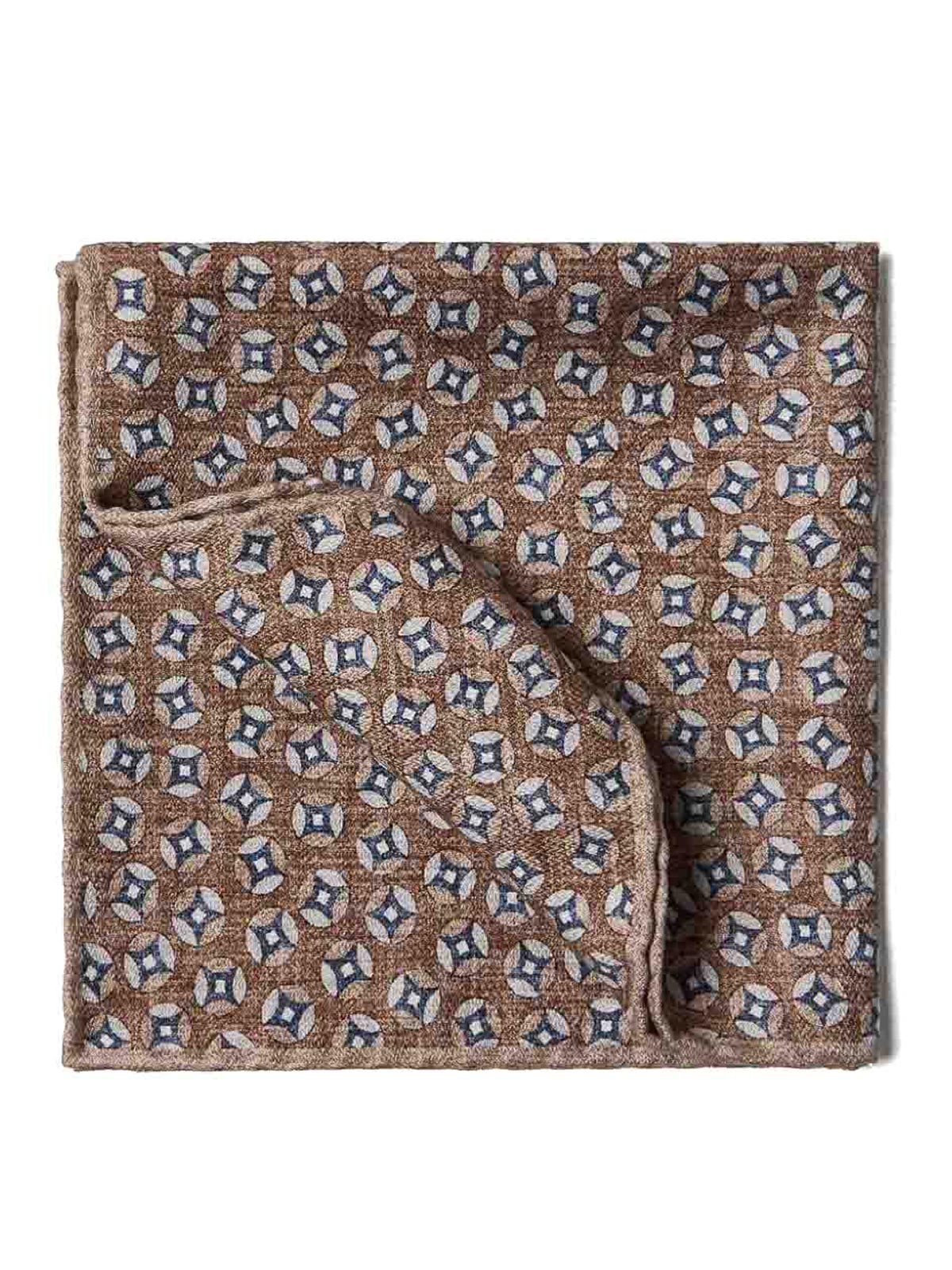 Shop Brunello Cucinelli Silk Pocket Scarf In Nude & Neutrals