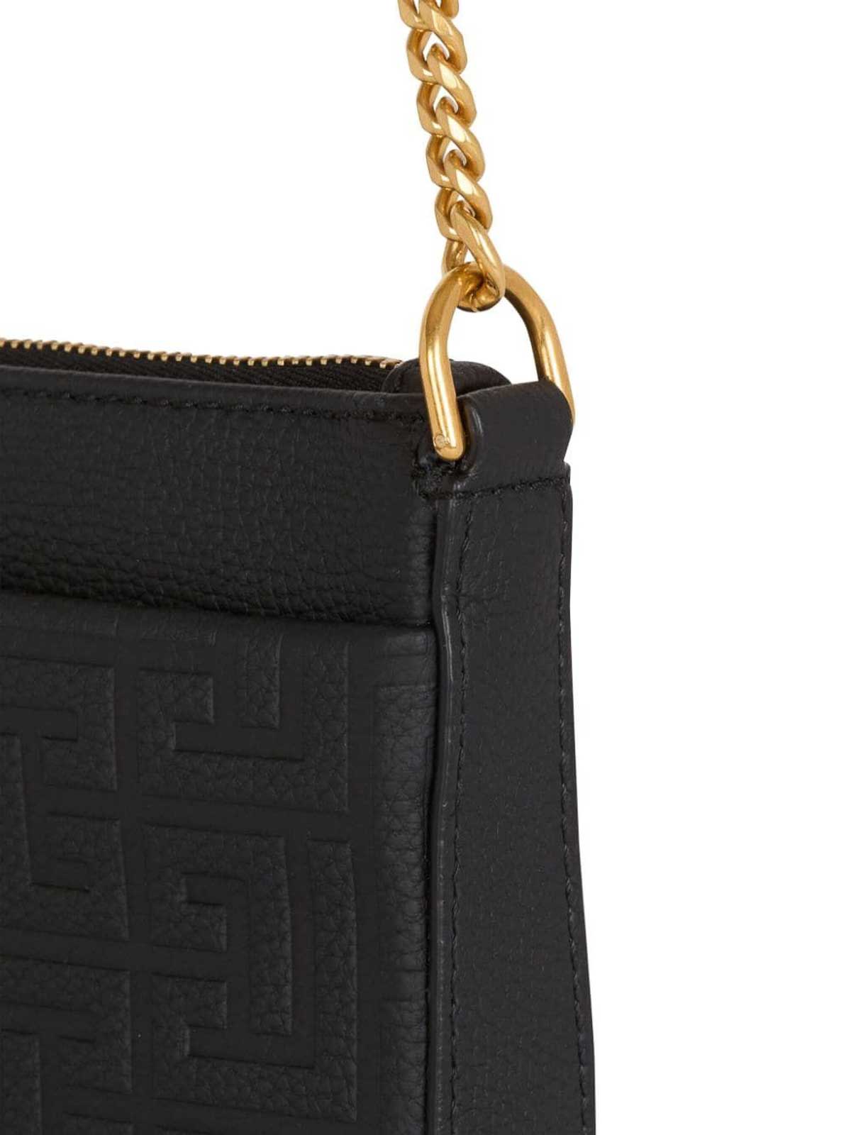 Shop Balmain Zip Mini Bag In Black