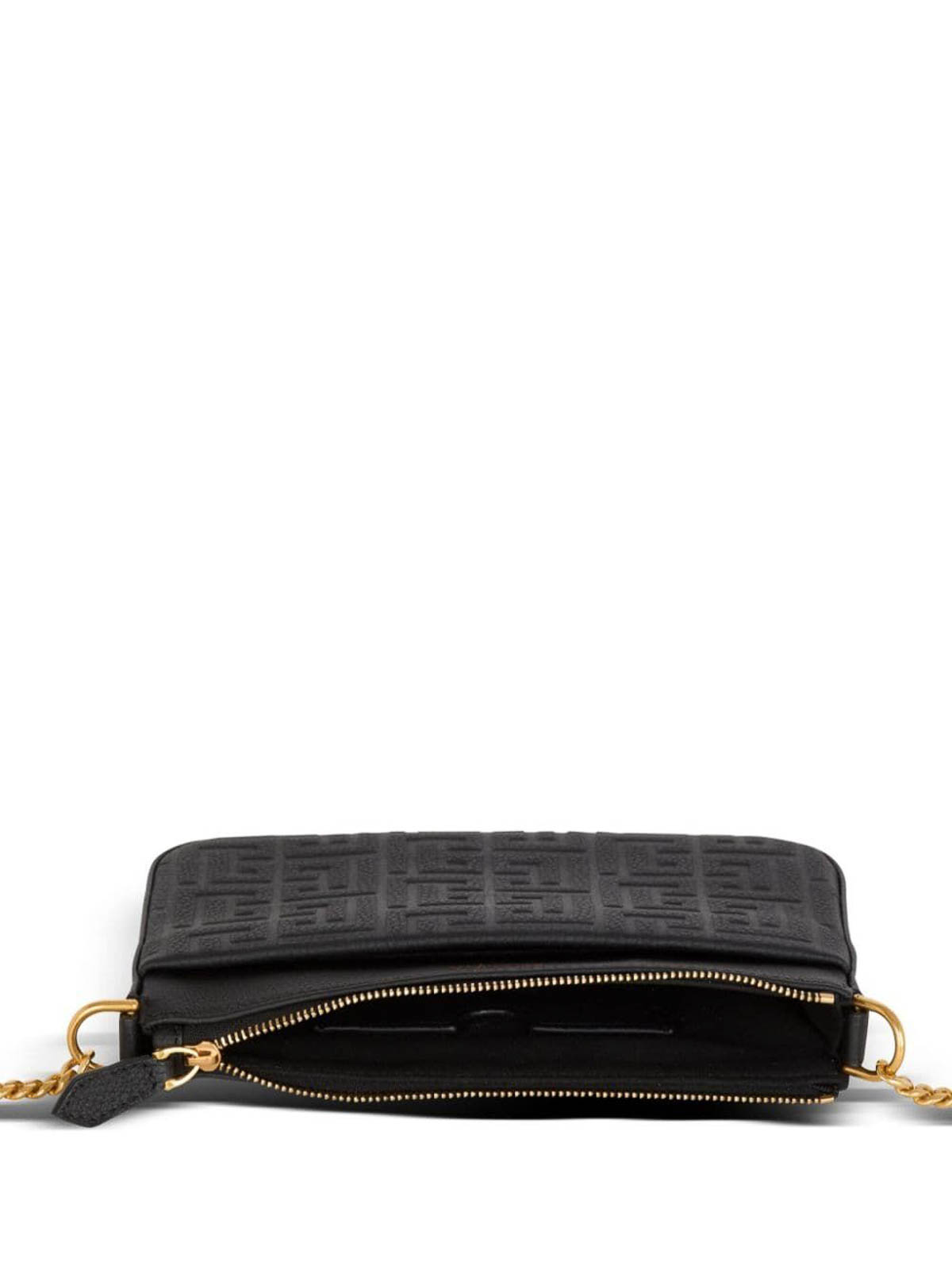 Shop Balmain Zip Mini Bag In Black