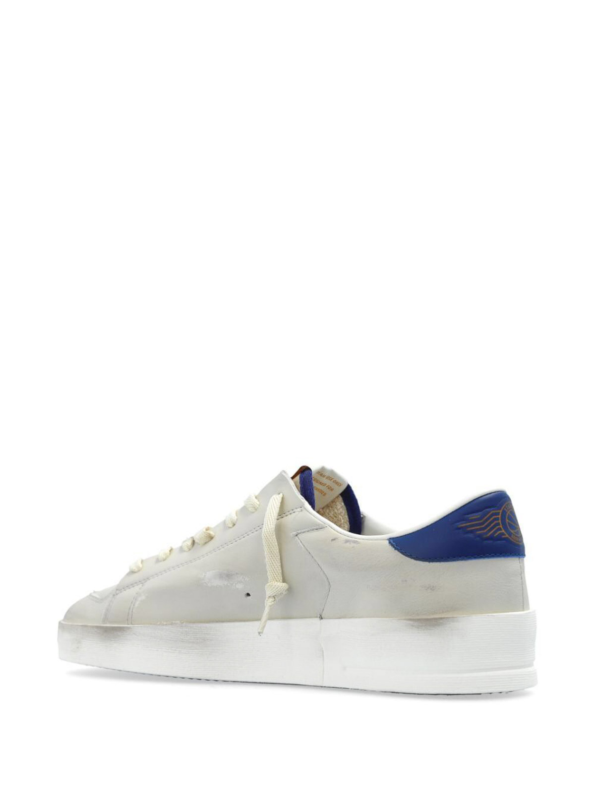 Shop Golden Goose Stardan Net Sneakers In White