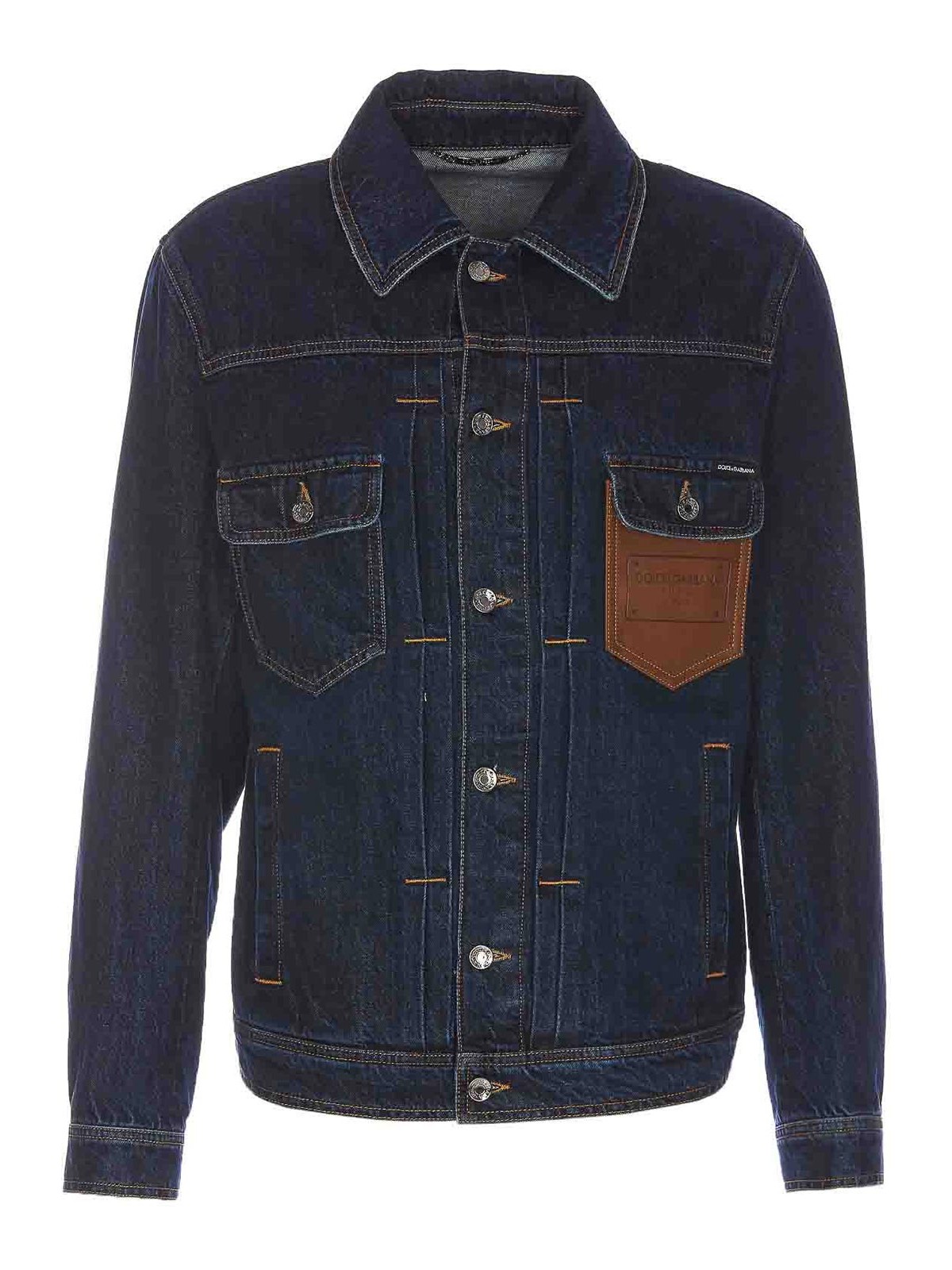 Shop Dolce & Gabbana Denim Jacket In Azul