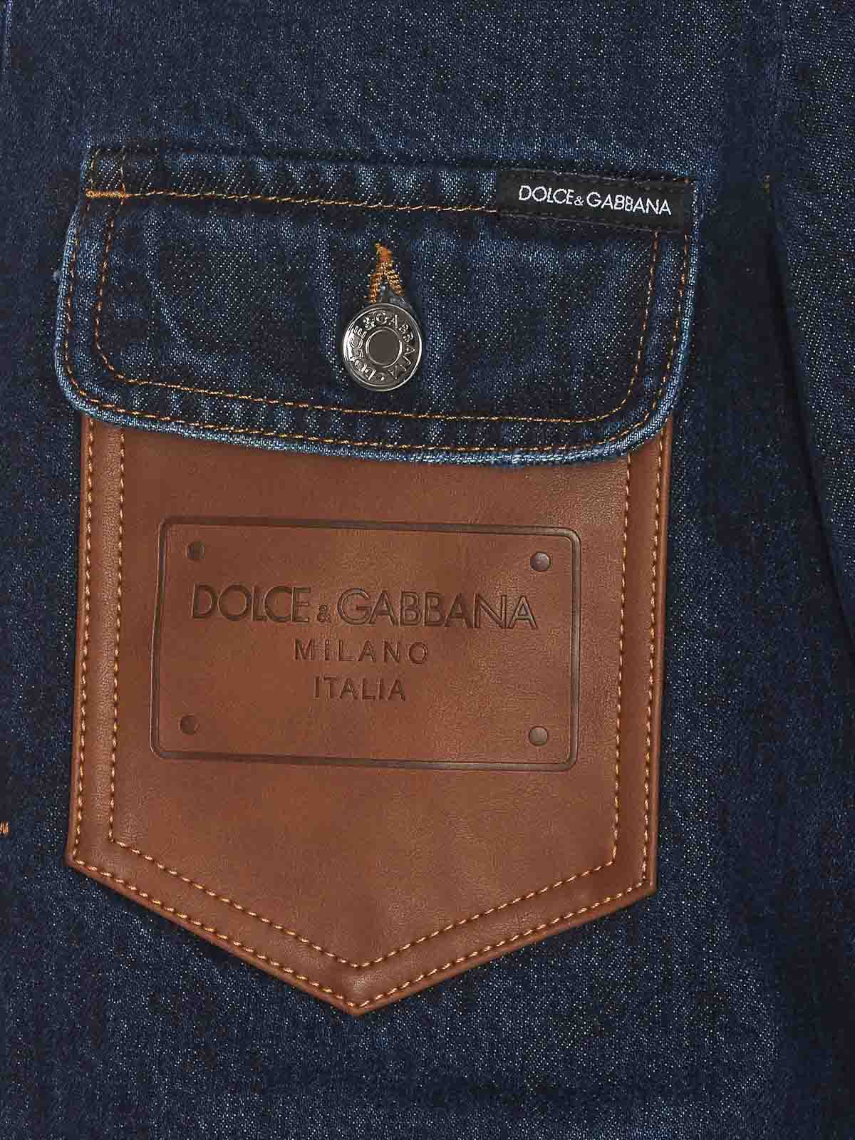 Shop Dolce & Gabbana Denim Jacket In Azul