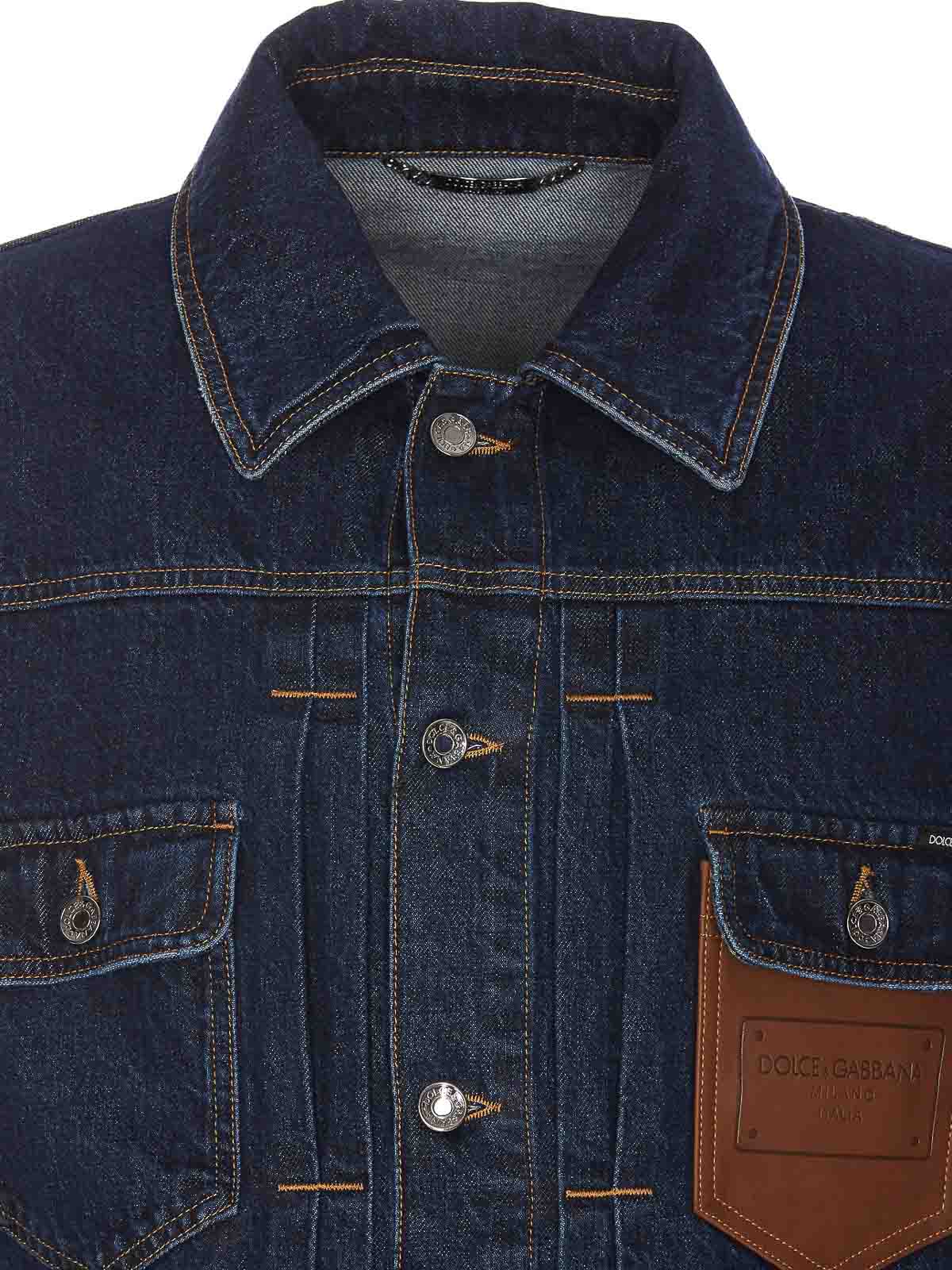 Shop Dolce & Gabbana Denim Jacket In Azul