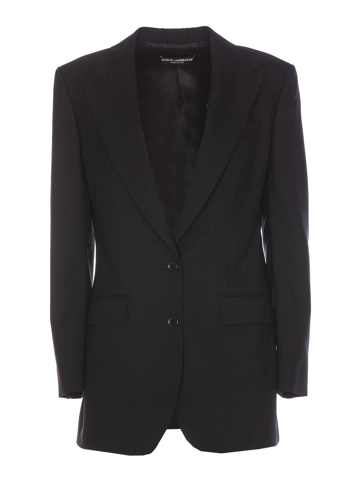 Shop Dolce & Gabbana Single Breasted Jacket In Negro