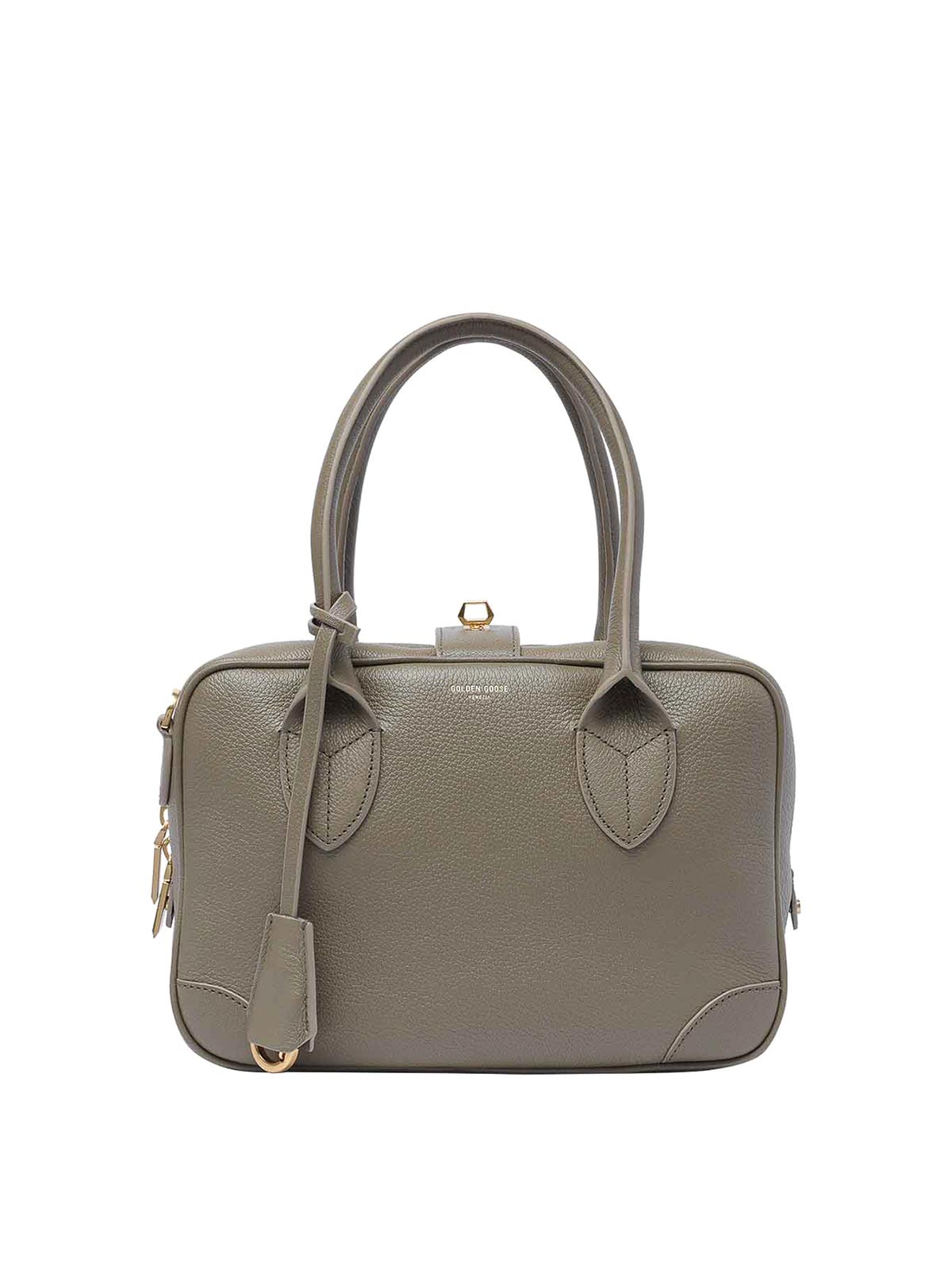 Shop Golden Goose Vita Hand Bag In Verde