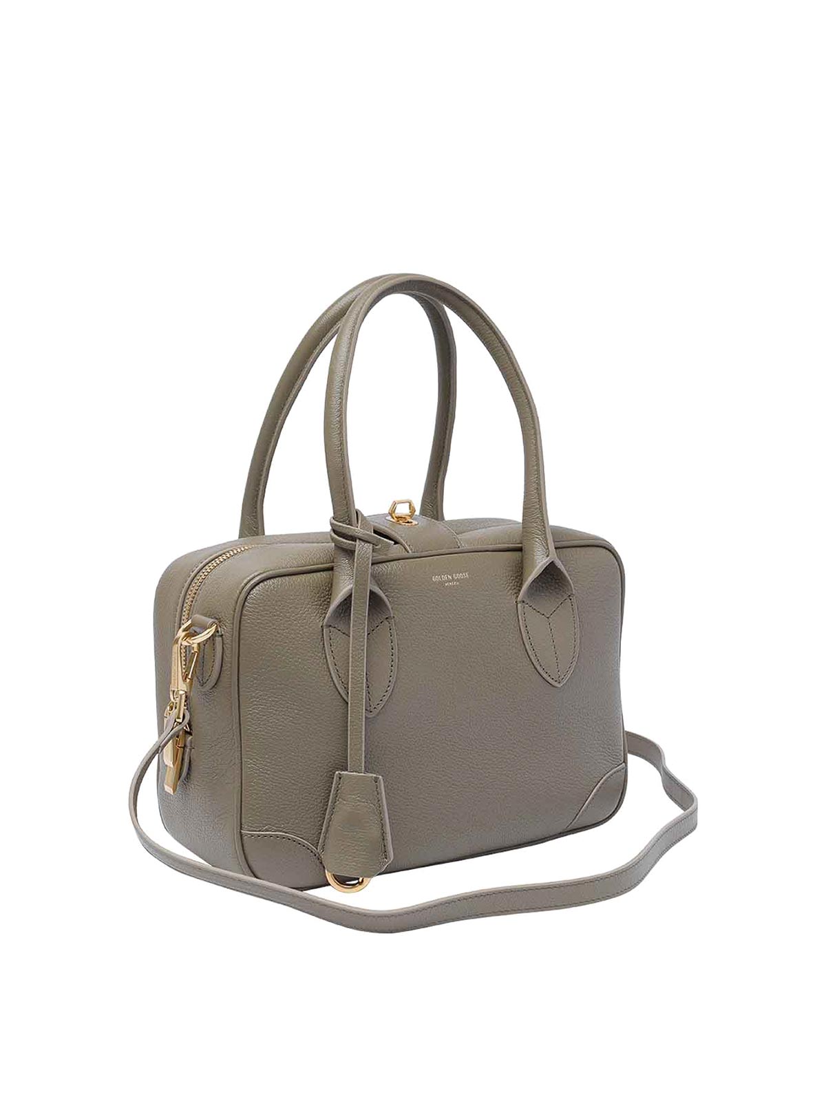 Shop Golden Goose Vita Hand Bag In Verde