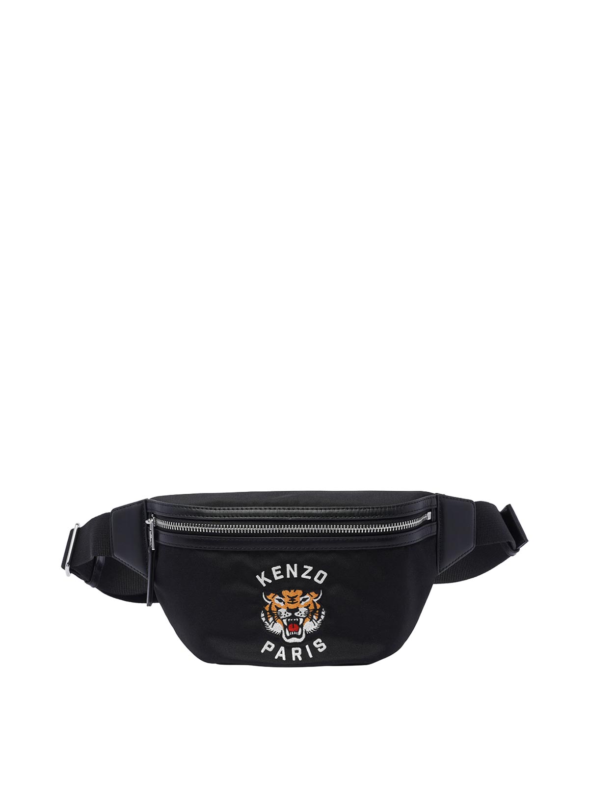 Shop Kenzo Varsity Belt Bag In Black