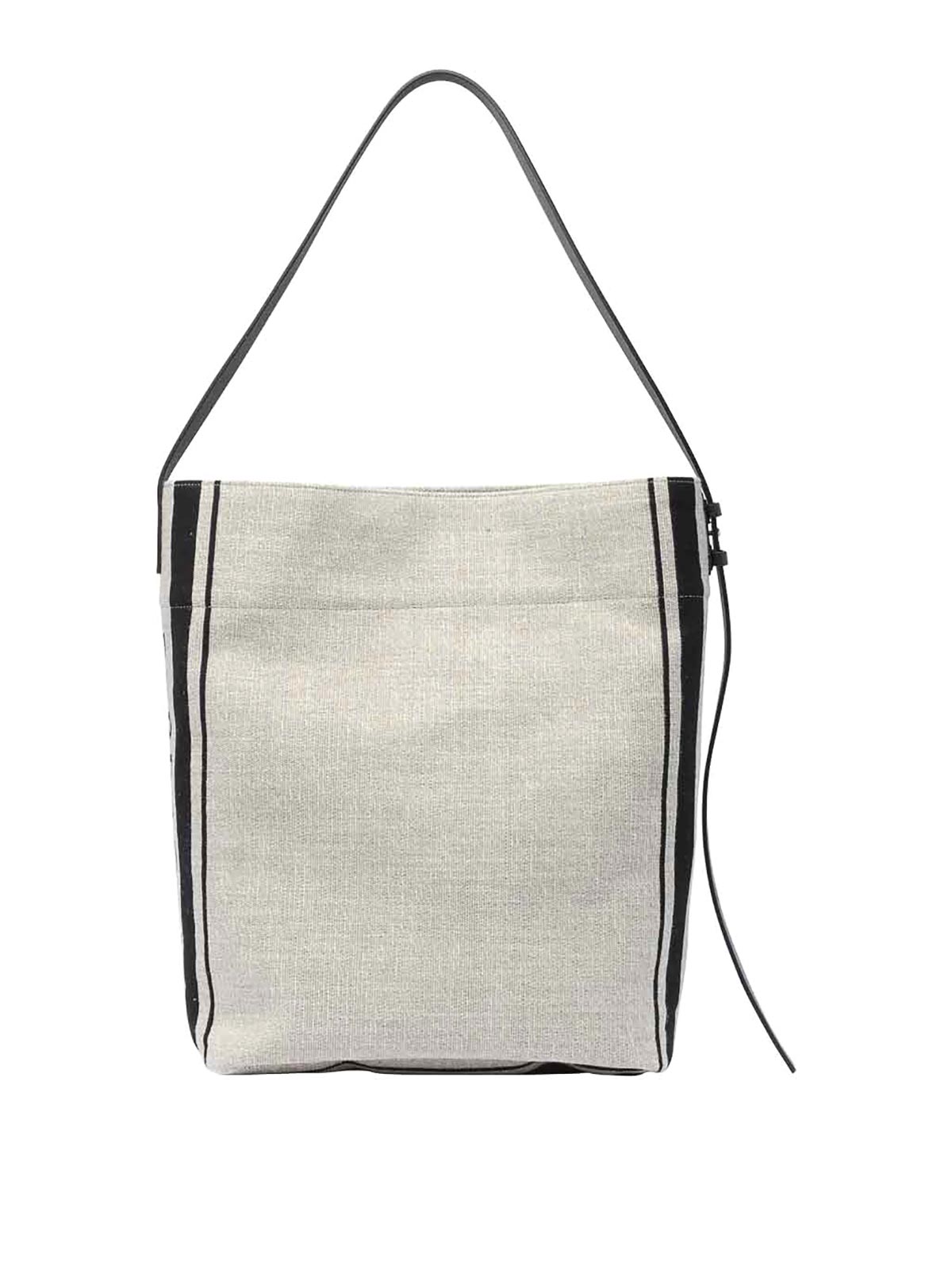 Shop Ferragamo Grey Shoulder Bag