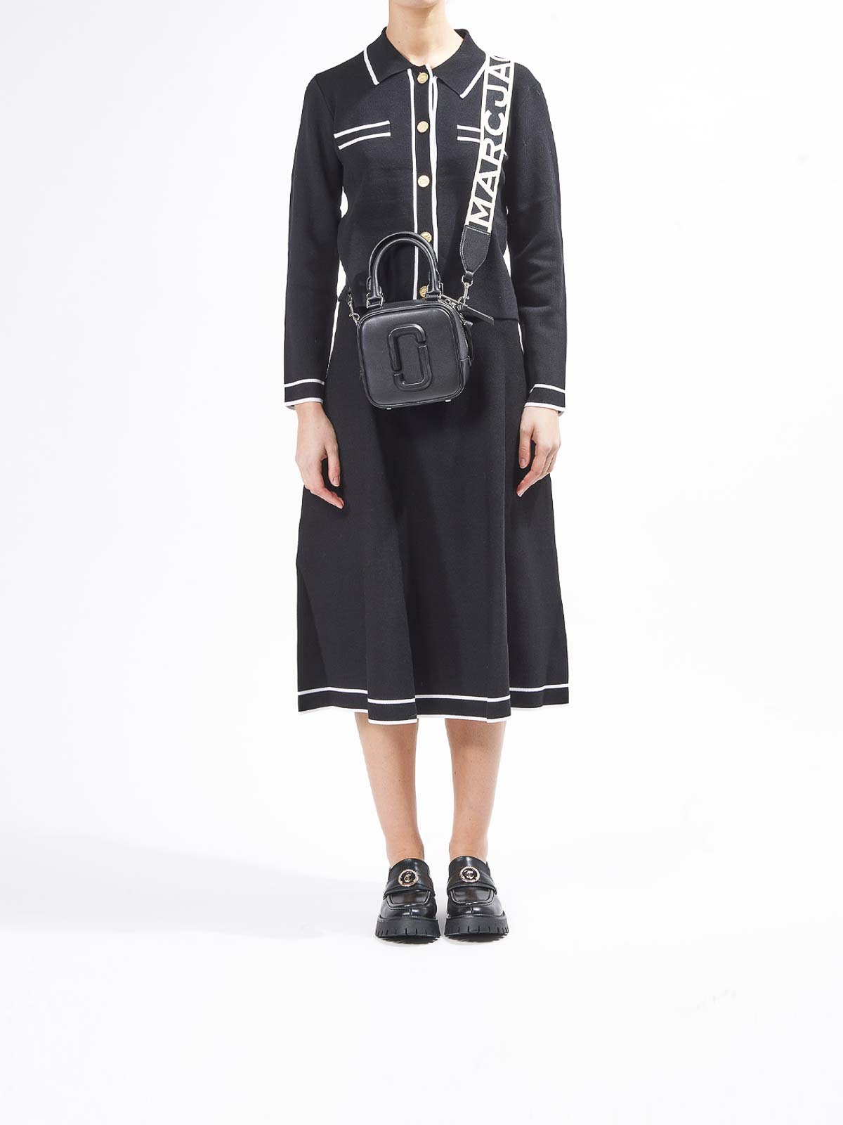 Marc Jacobs The Cube Handbag In Black