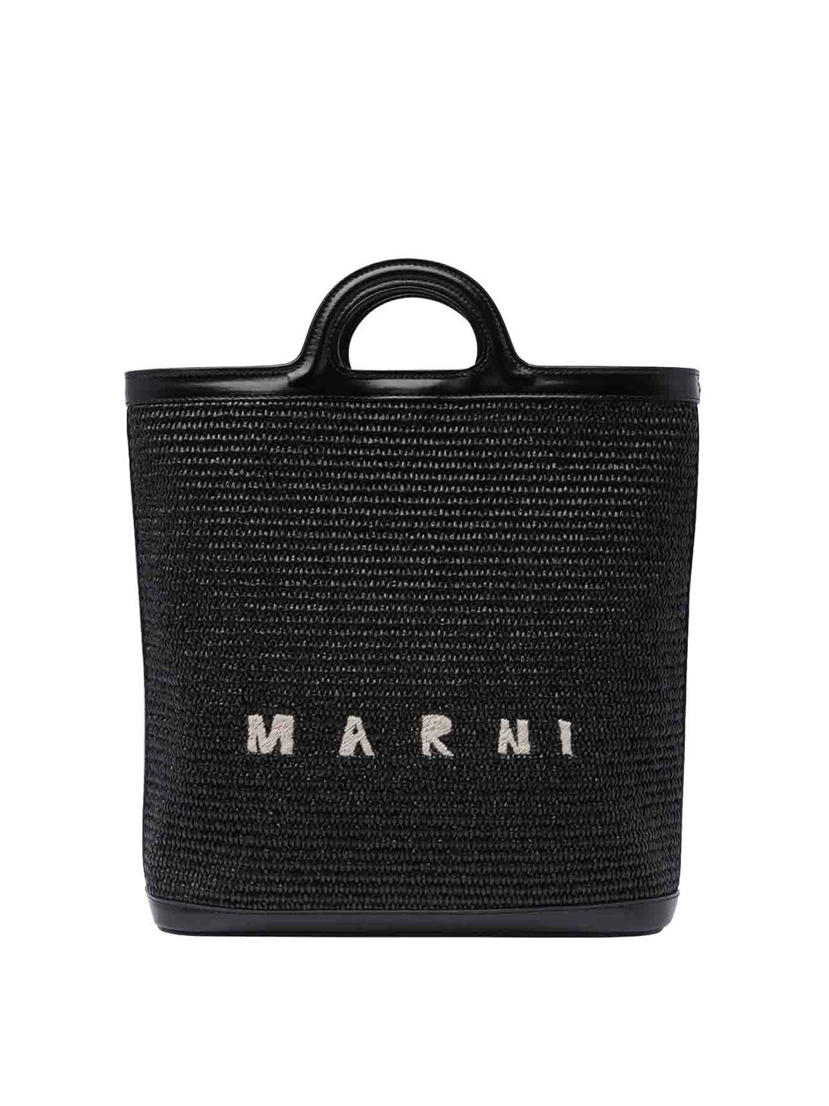 Shop Marni Tropicalia Handbag In Negro