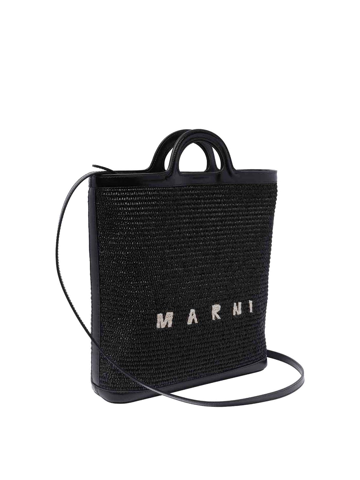 Shop Marni Tropicalia Handbag In Negro