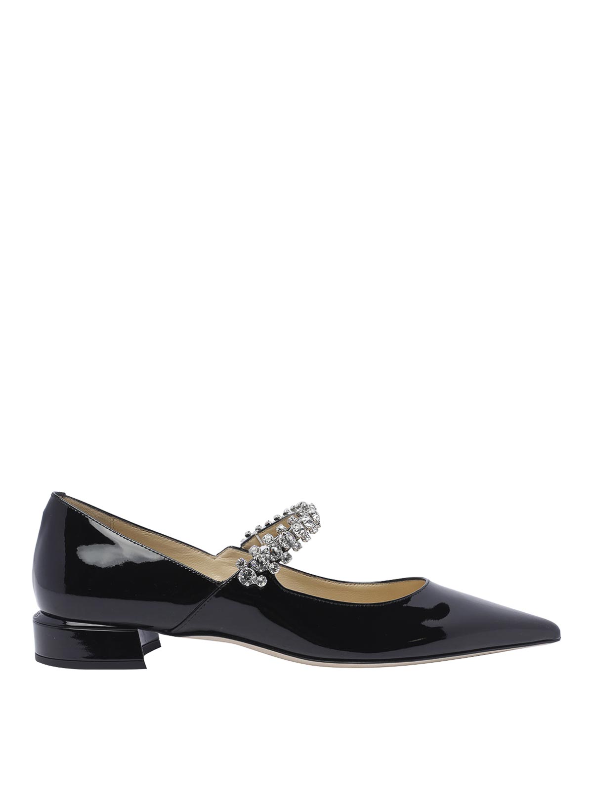 Shop Jimmy Choo Bing Pump Flats In Black