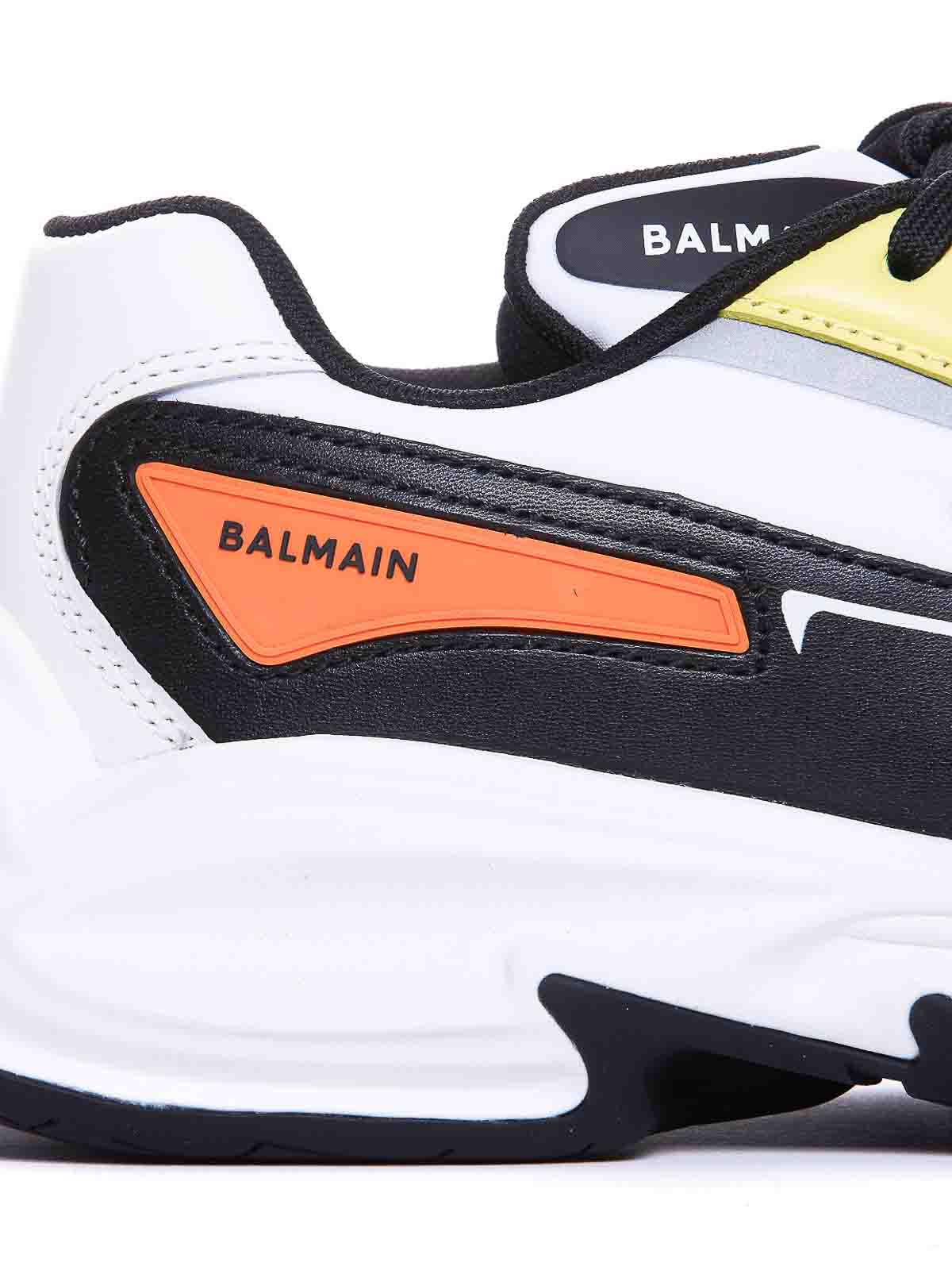 Shop Balmain Multicolour Sneakers In Multicolor