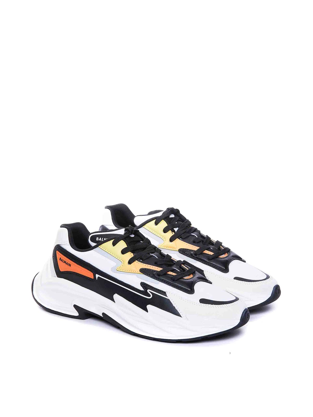 Shop Balmain Multicolour Sneakers In Multicolor