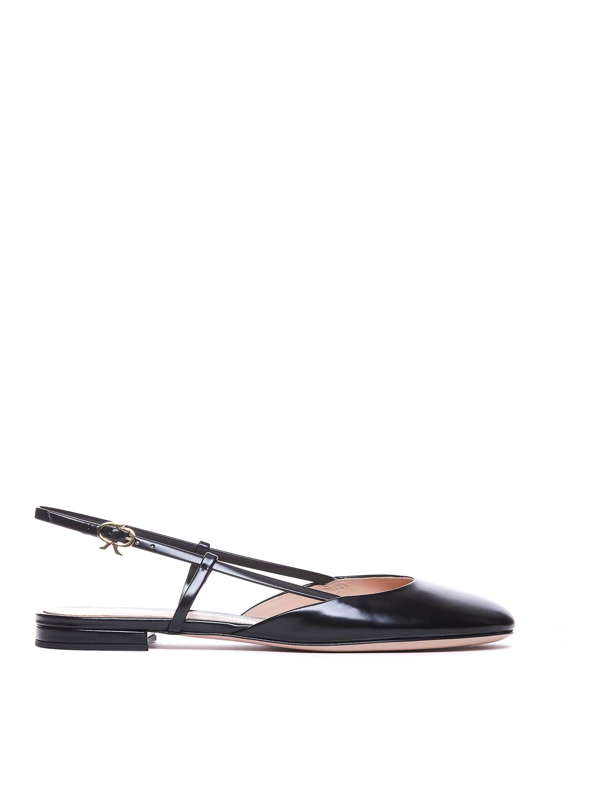 Shop Gianvito Rossi Christina Slingback In Negro